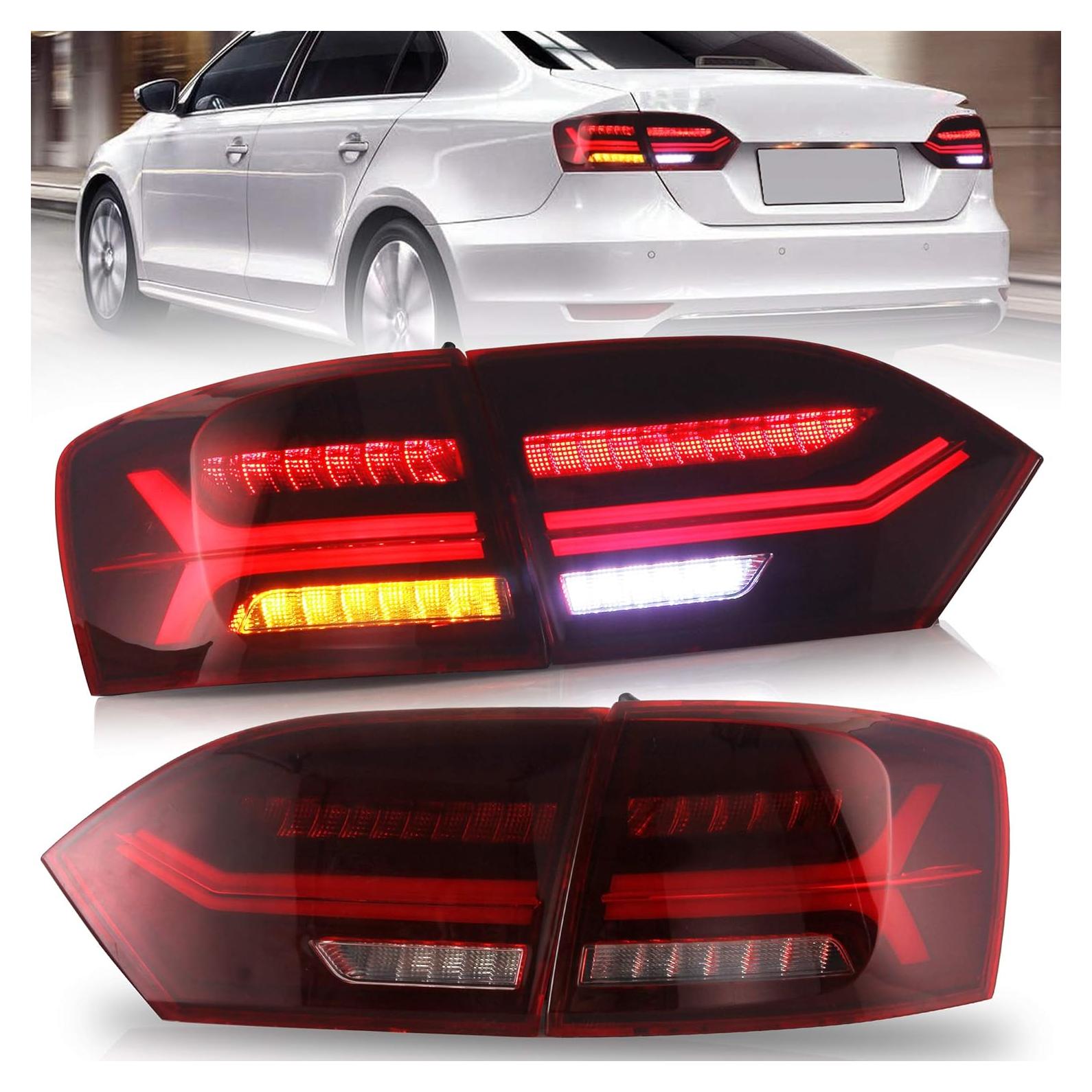 Luces Traseras VLAND US3-0215A para Jetta 2011-2014 Rojo/Blanco