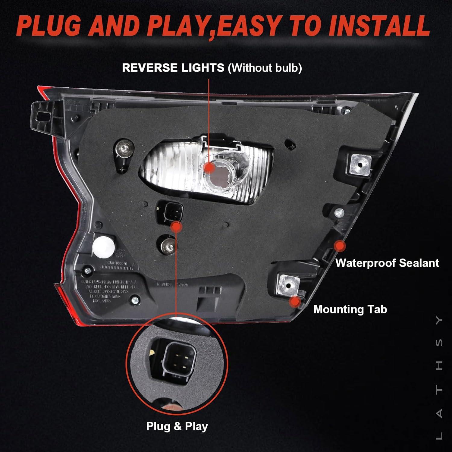 Luz Trasera Lathsy para Honda Accord 2018-2022 Derecho