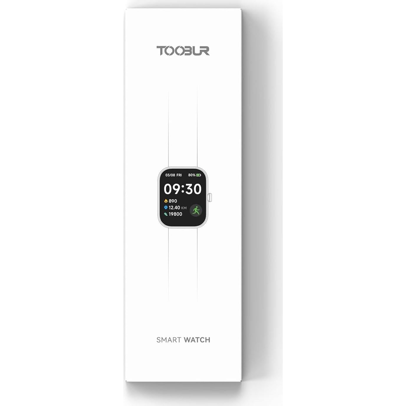 Reloj Inteligente TOOBUR Rosa Claro 1.91" HD Fitness