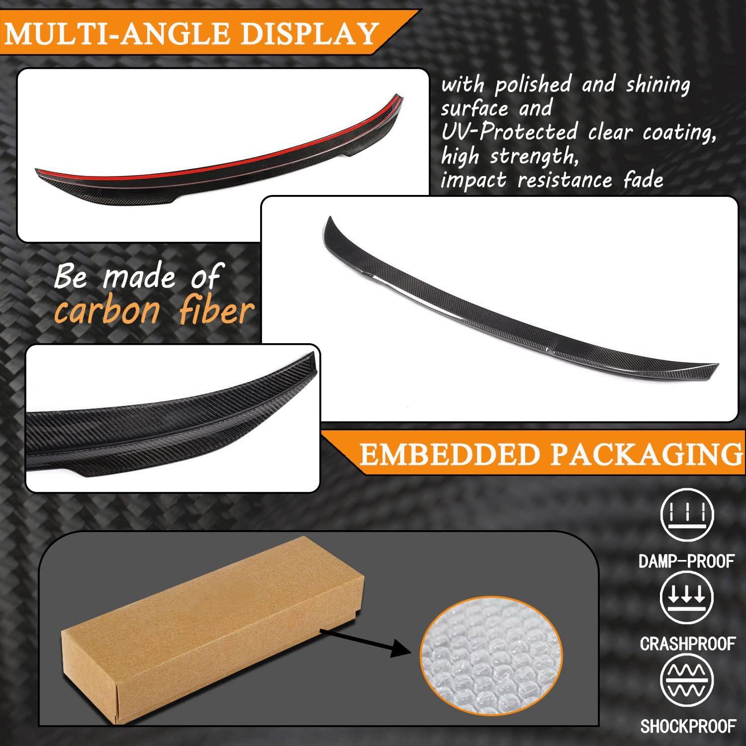 Alerón de Maletero de Fibra de Carbono MCARCAR para BMW G20 G80 M3 2019-2025