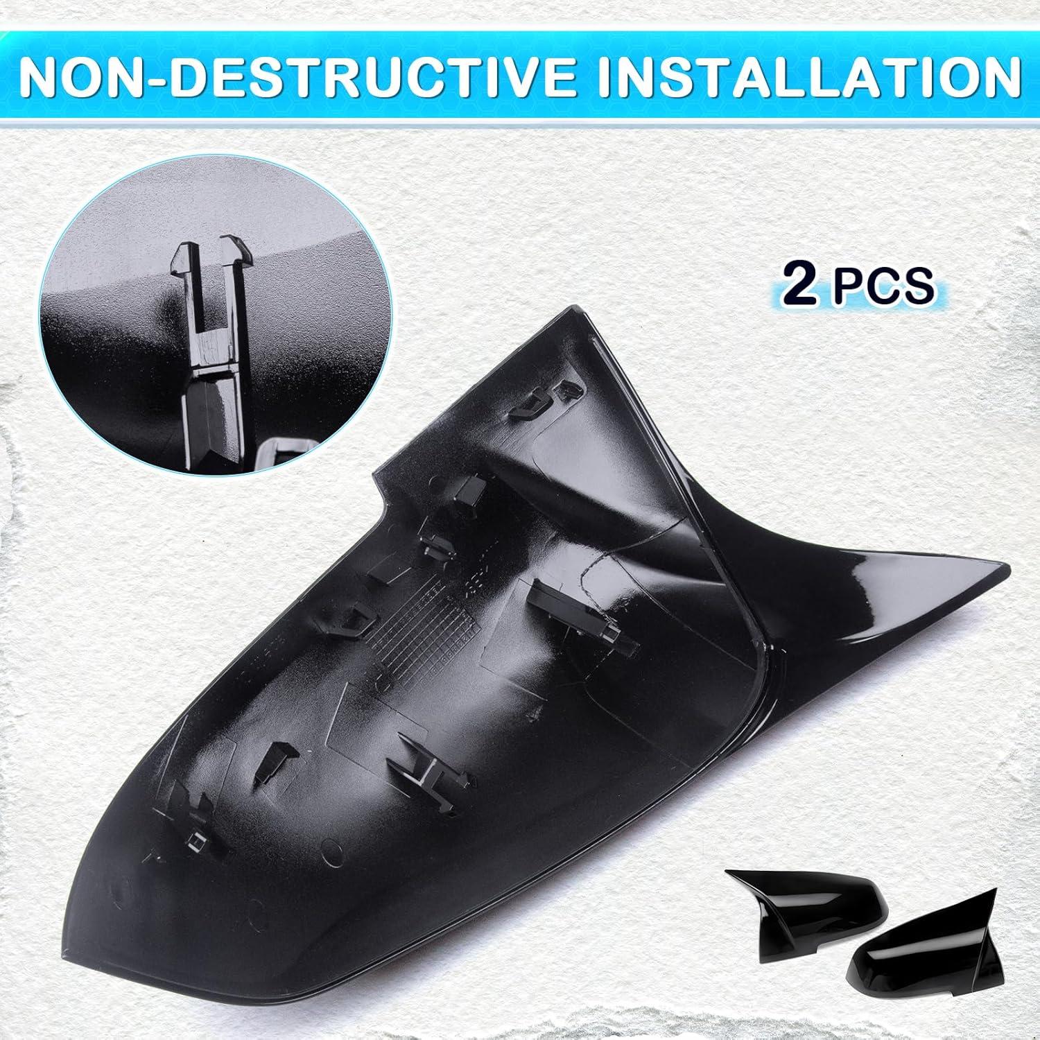 Cubiertas de Espejo Lateral BMW Alicatong F20 F30 Negro Brillante