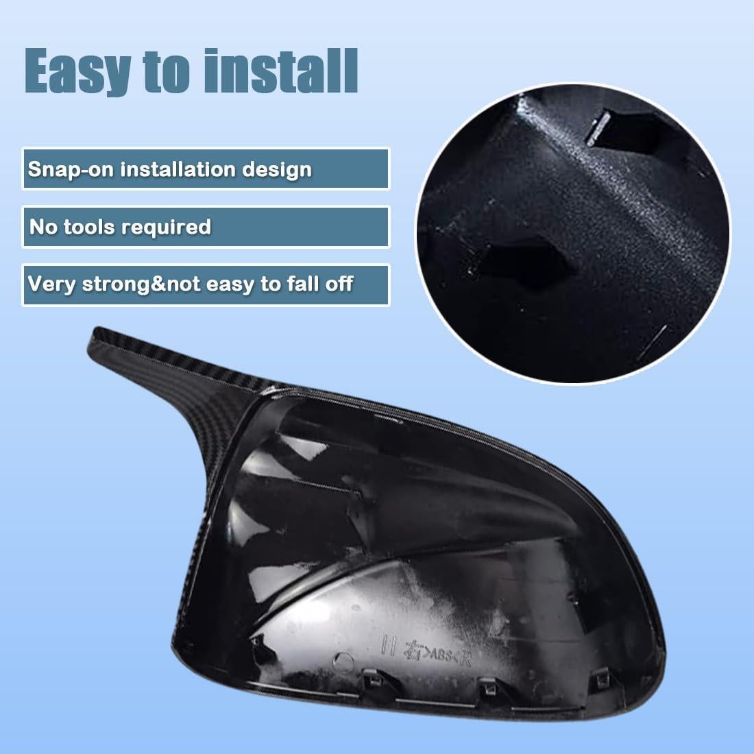 Cubierta de Espejo Lateral XITER para BMW X3 X4 X5 X6 X7 2018-2023