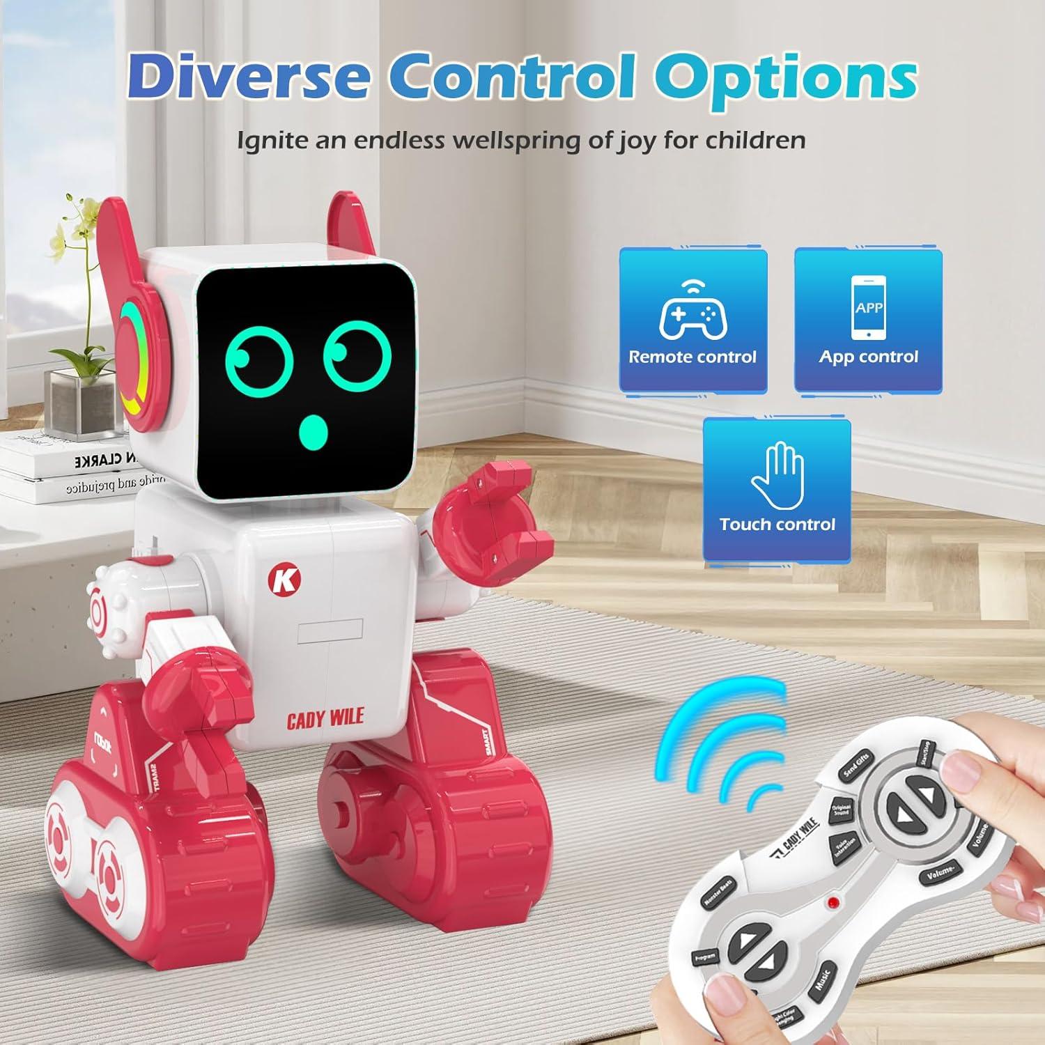 Robot Interactivo HBUDS Cady Wile Control Remoto Rosa