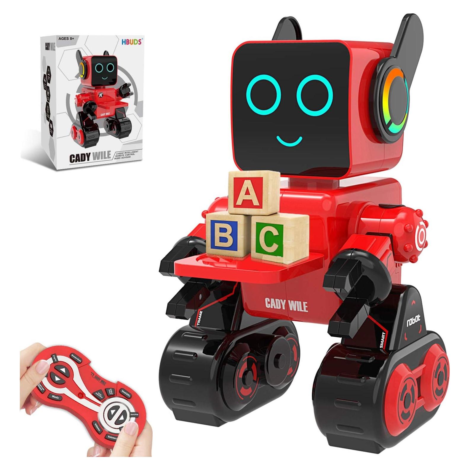 Robot Interactivo RC HBUDS para Niños con Luz y Sonido