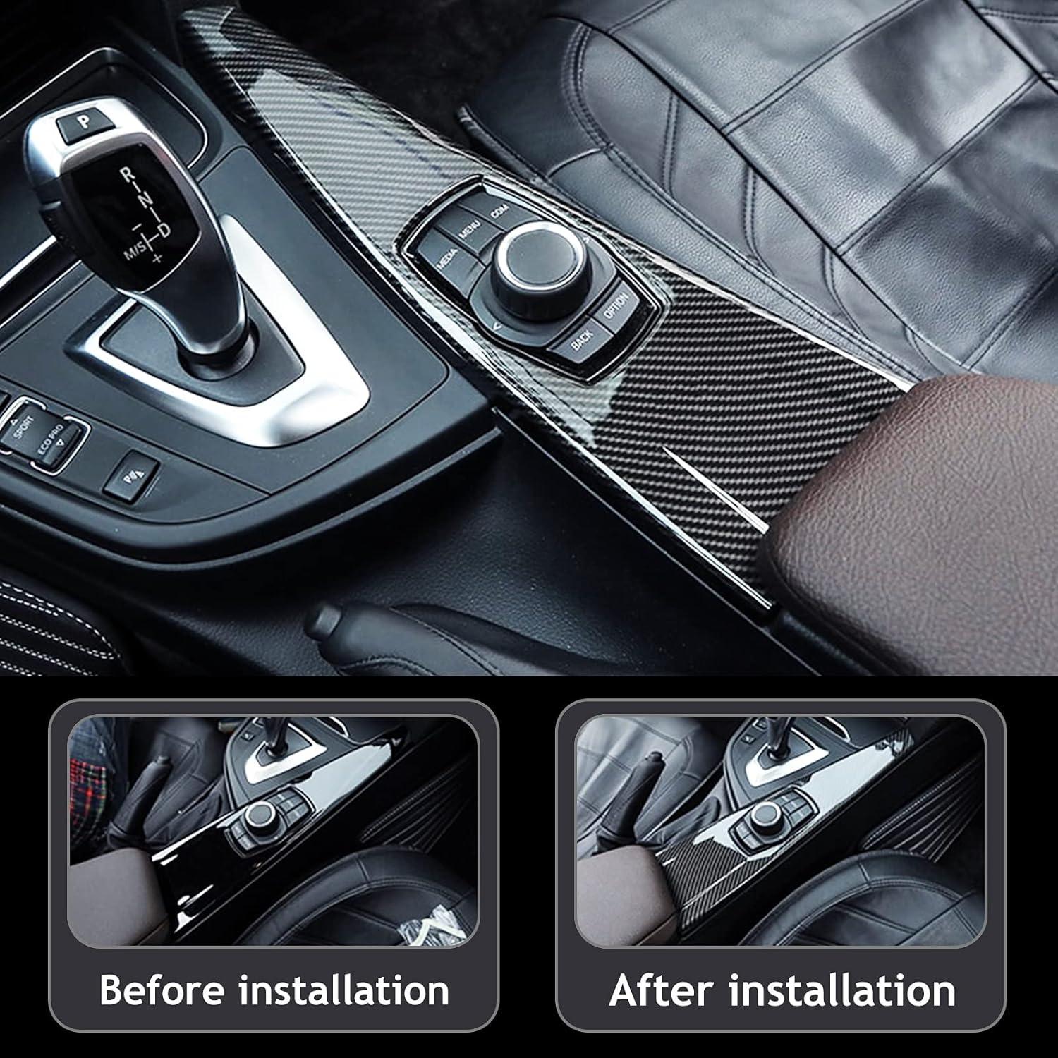 Cubierta Panel Multimedia BMW F30 F34 F36 Fibra Carbono