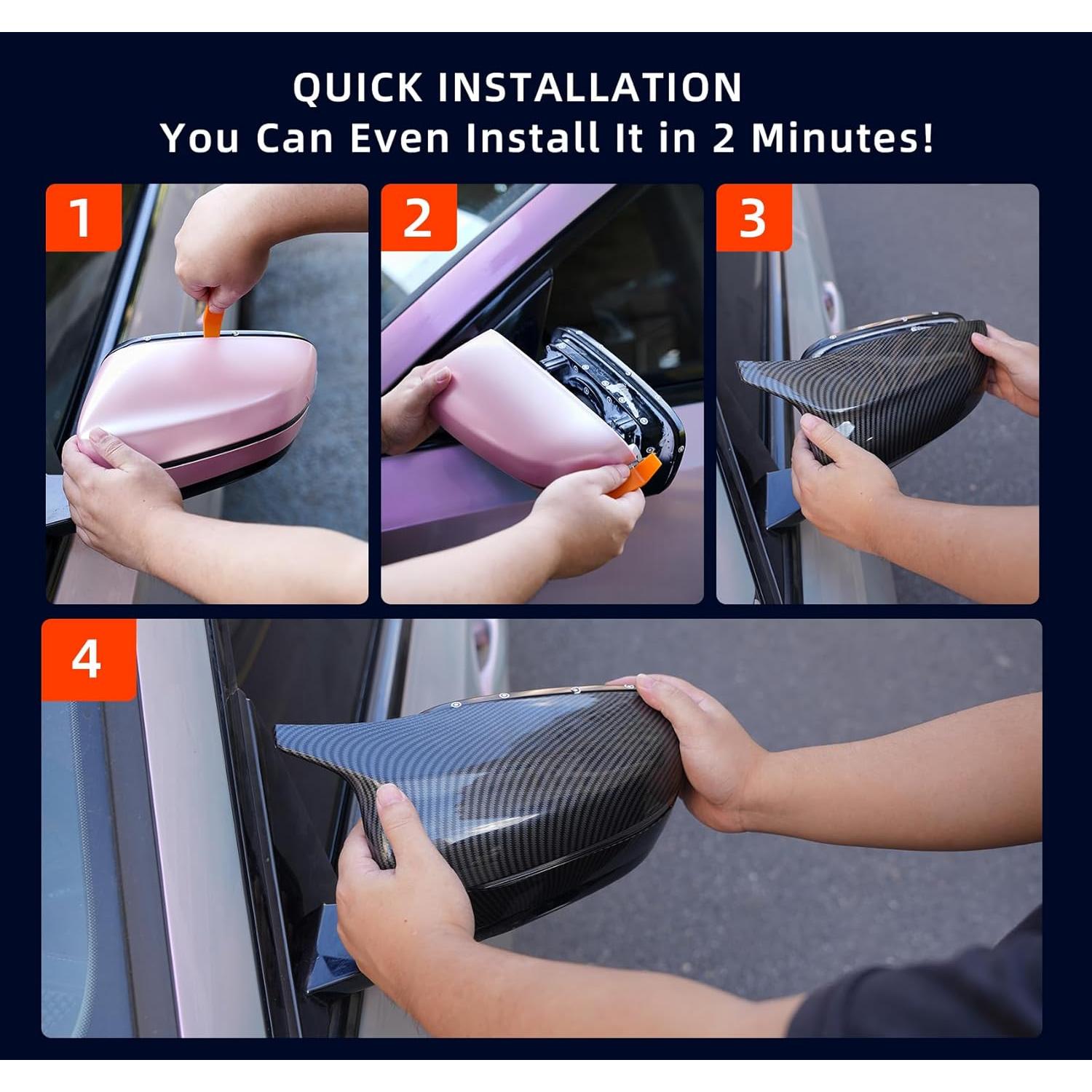 Tapa de Espejos BDBO para BMW G30 G20 2017-2022 Fibra de Carbono