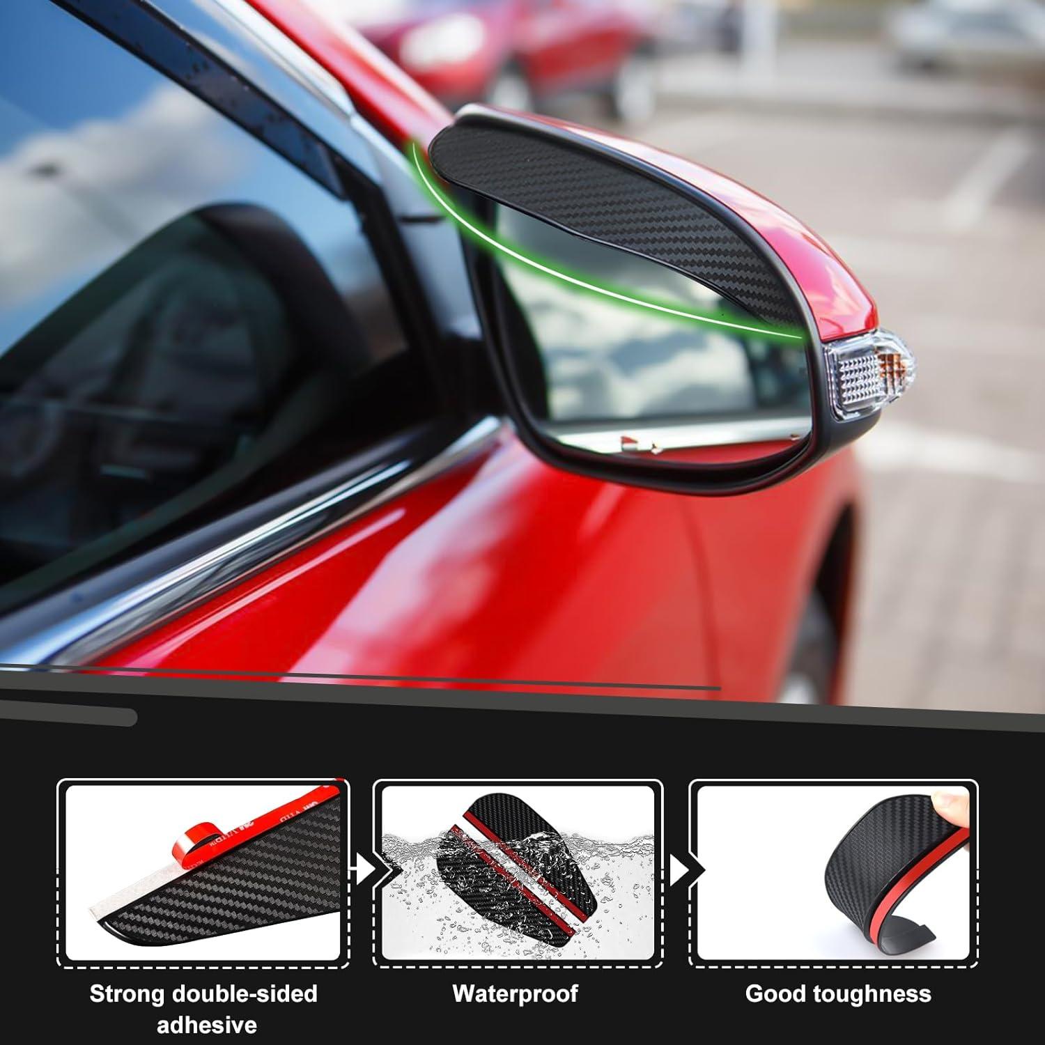 Protectores de Lluvia para Espejos Laterales Bestmoy 2 Pzs