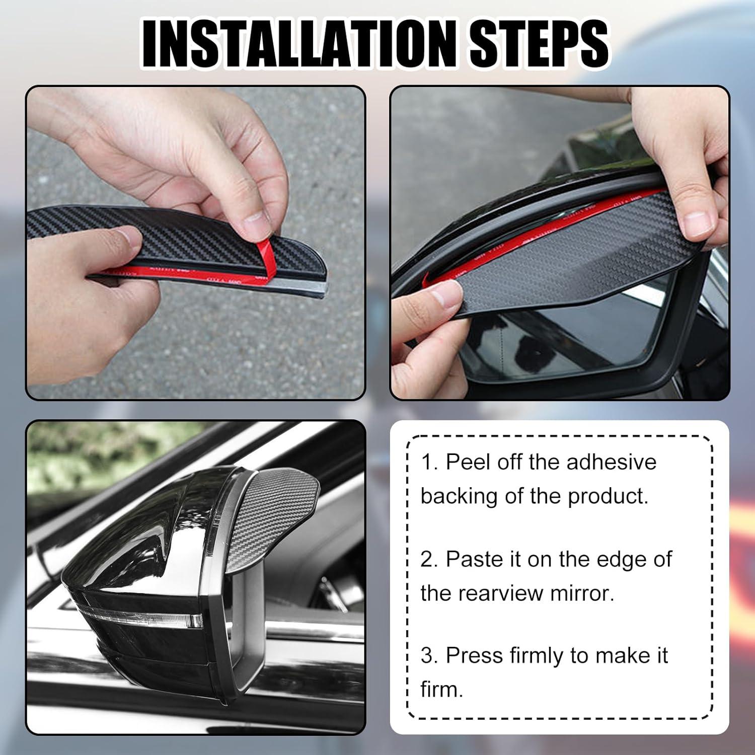 Protectores de Lluvia para Espejos Laterales Bestmoy 2 Pzs