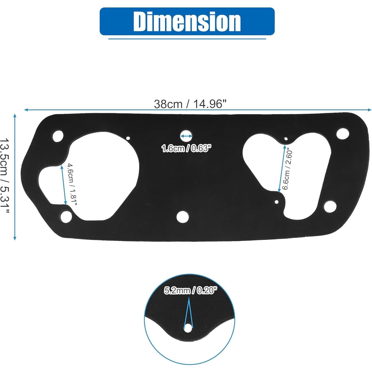 Juntas de Luz Trasera EVA uxcell para Honda Prelude 1997-2001