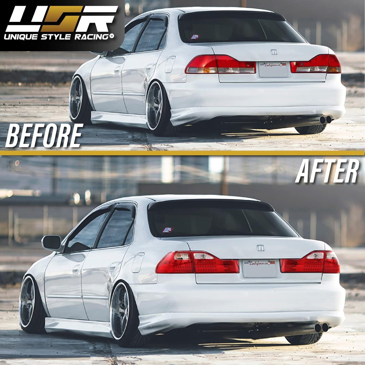 Luces Traseras LED JDM Rojo/Transparente para Honda Accord 2001-2002