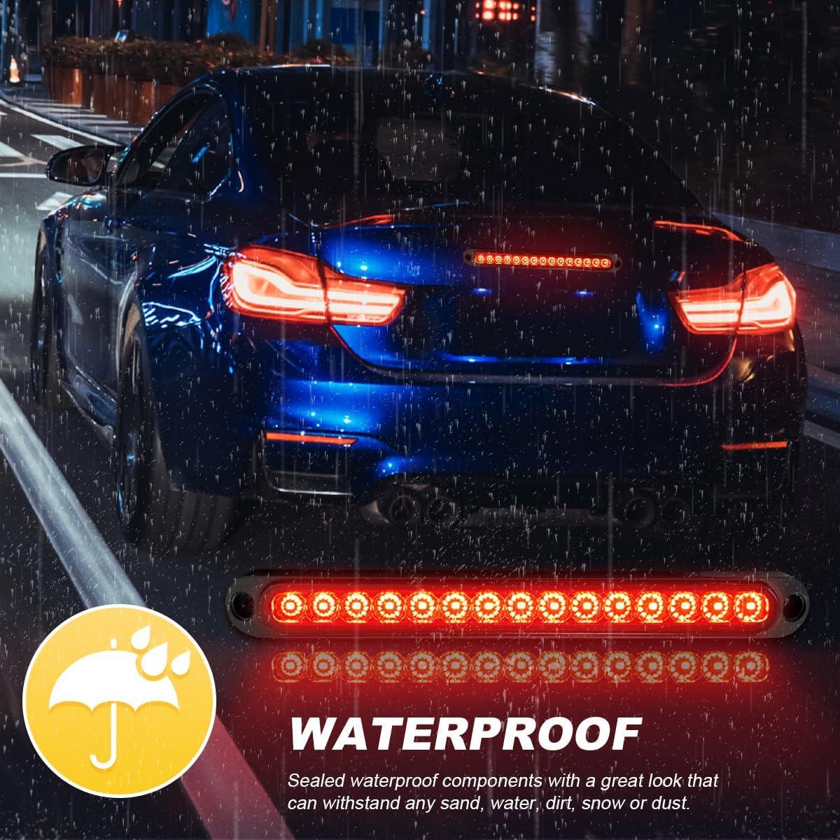 Barra de Luz de Freno y Cola LED 10'' Suvnie Rojo 3W