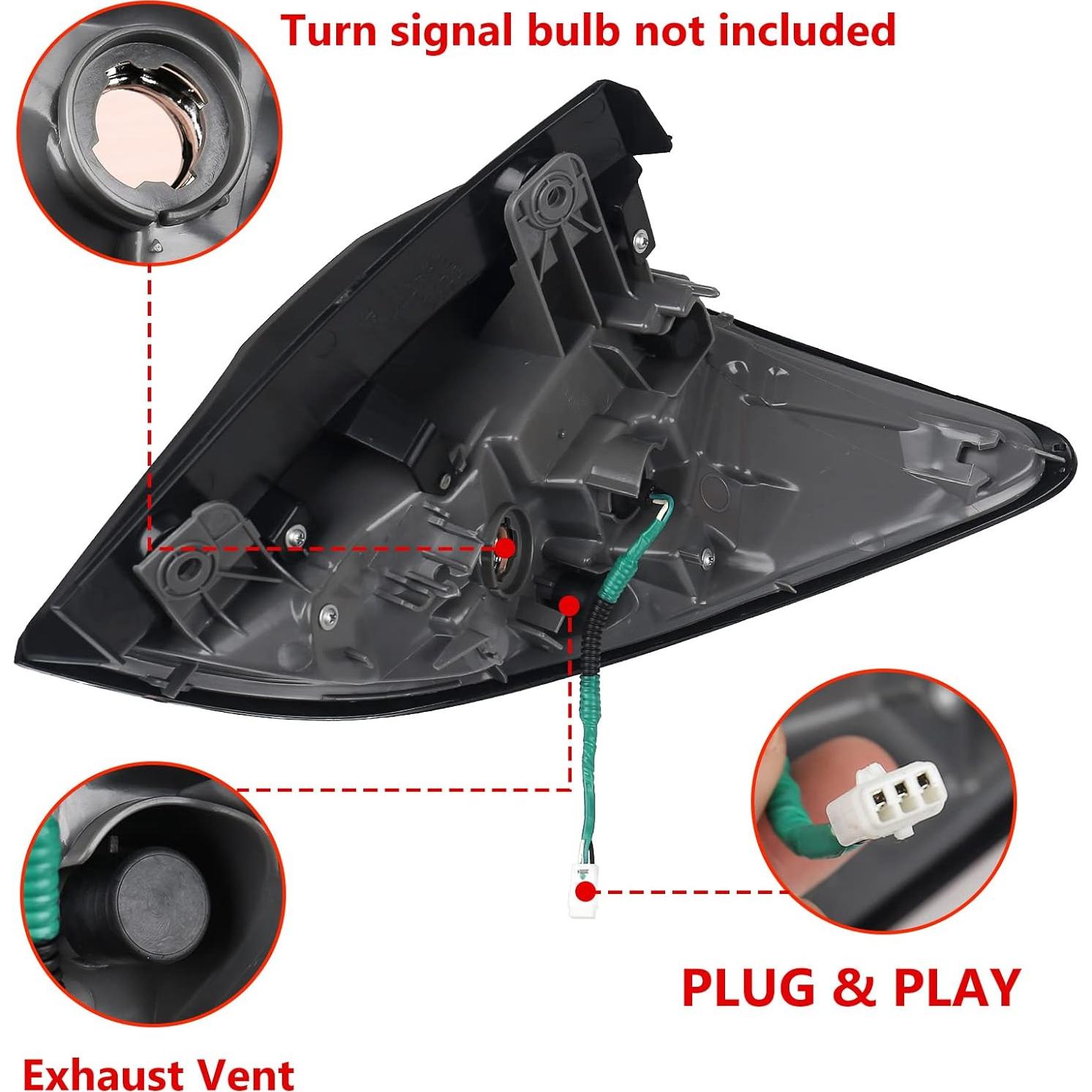 Luz Trasera Huray para Honda HRV 2016-2018 Izquierda Rojo