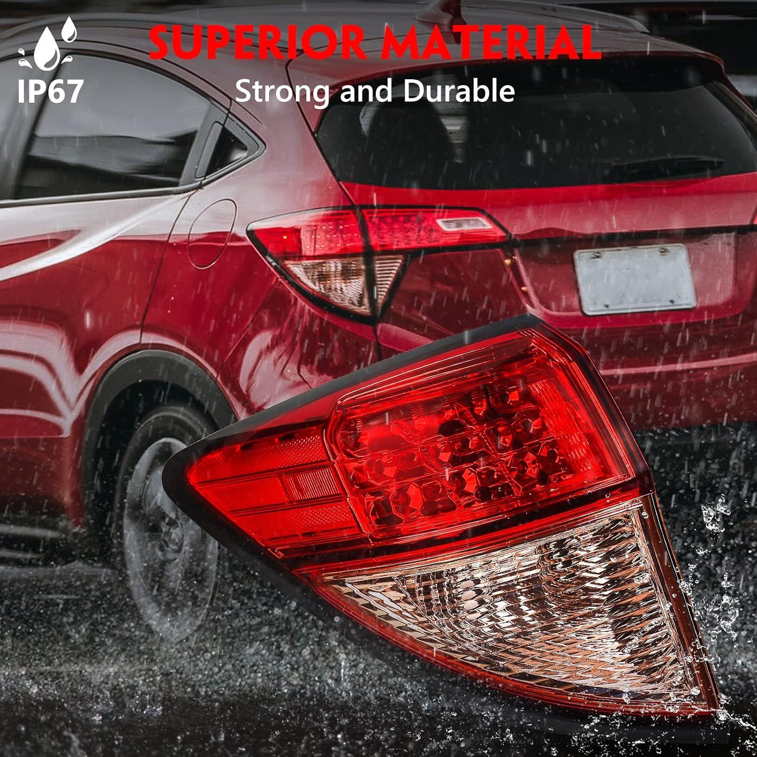 Luz Trasera Huray para Honda HRV 2016-2018 Izquierda Rojo