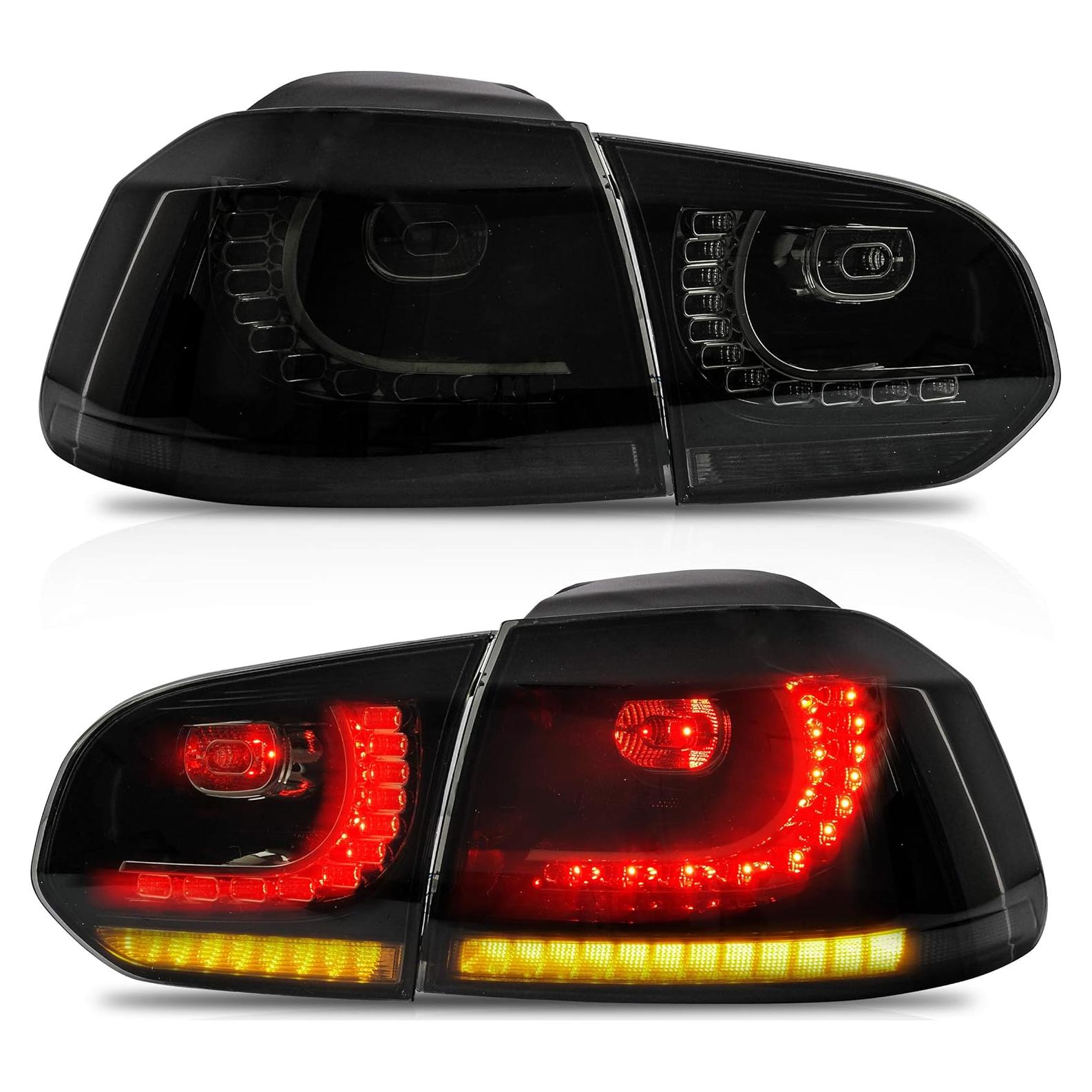 Luces Traseras VLAND Ahumadas para Golf 6 2010-2014 LED