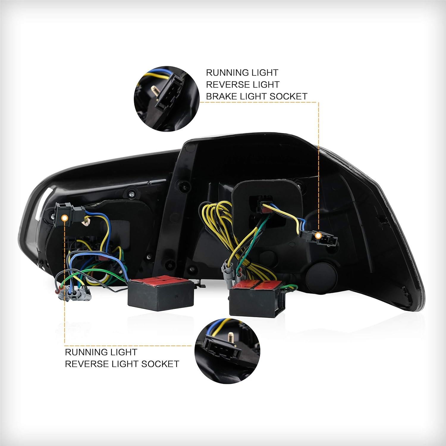 Luces Traseras VLAND Ahumadas para Golf 6 2010-2014 LED