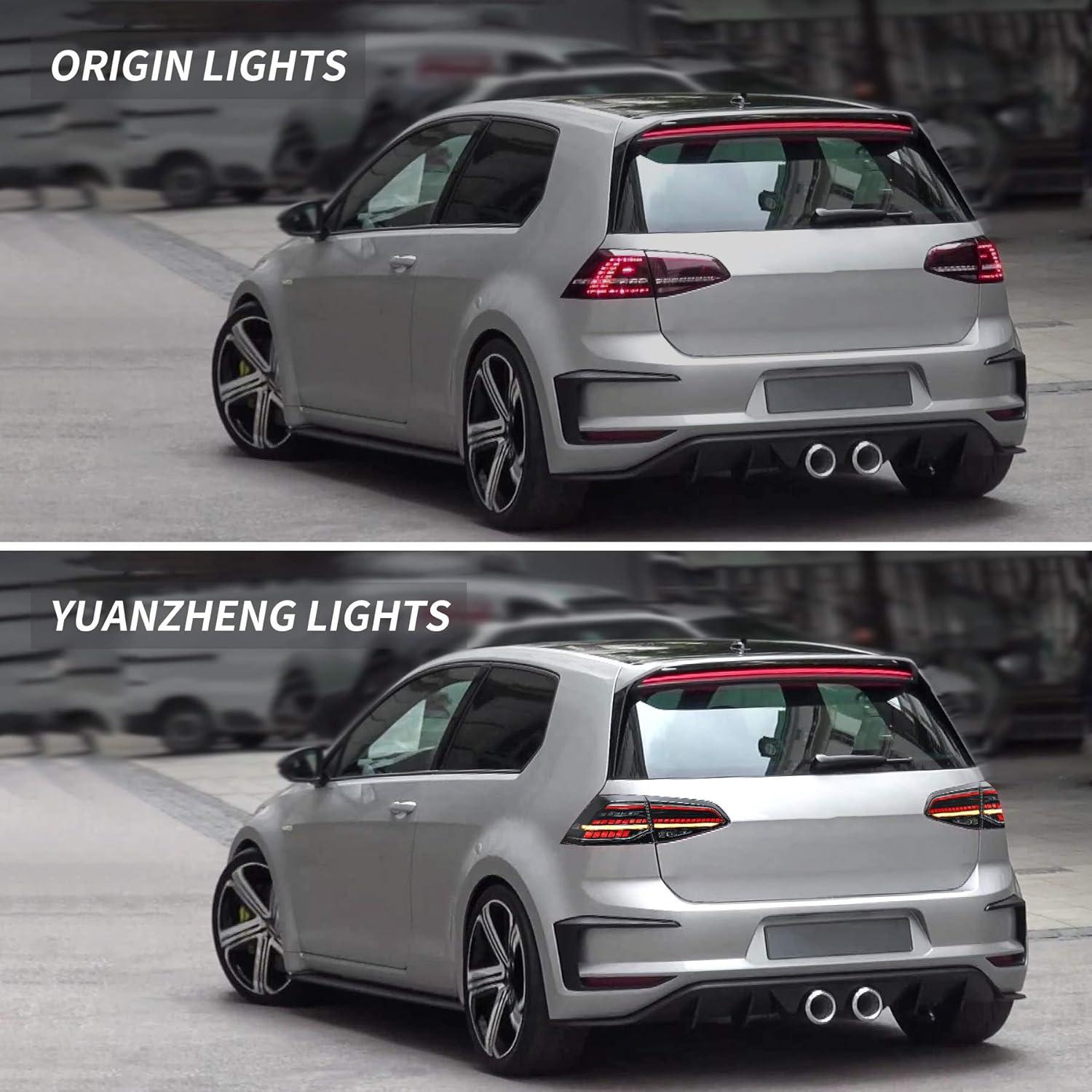 Luces Traseras LED Ahumadas YUANZHENG para Golf 7 MK7 2014-2020