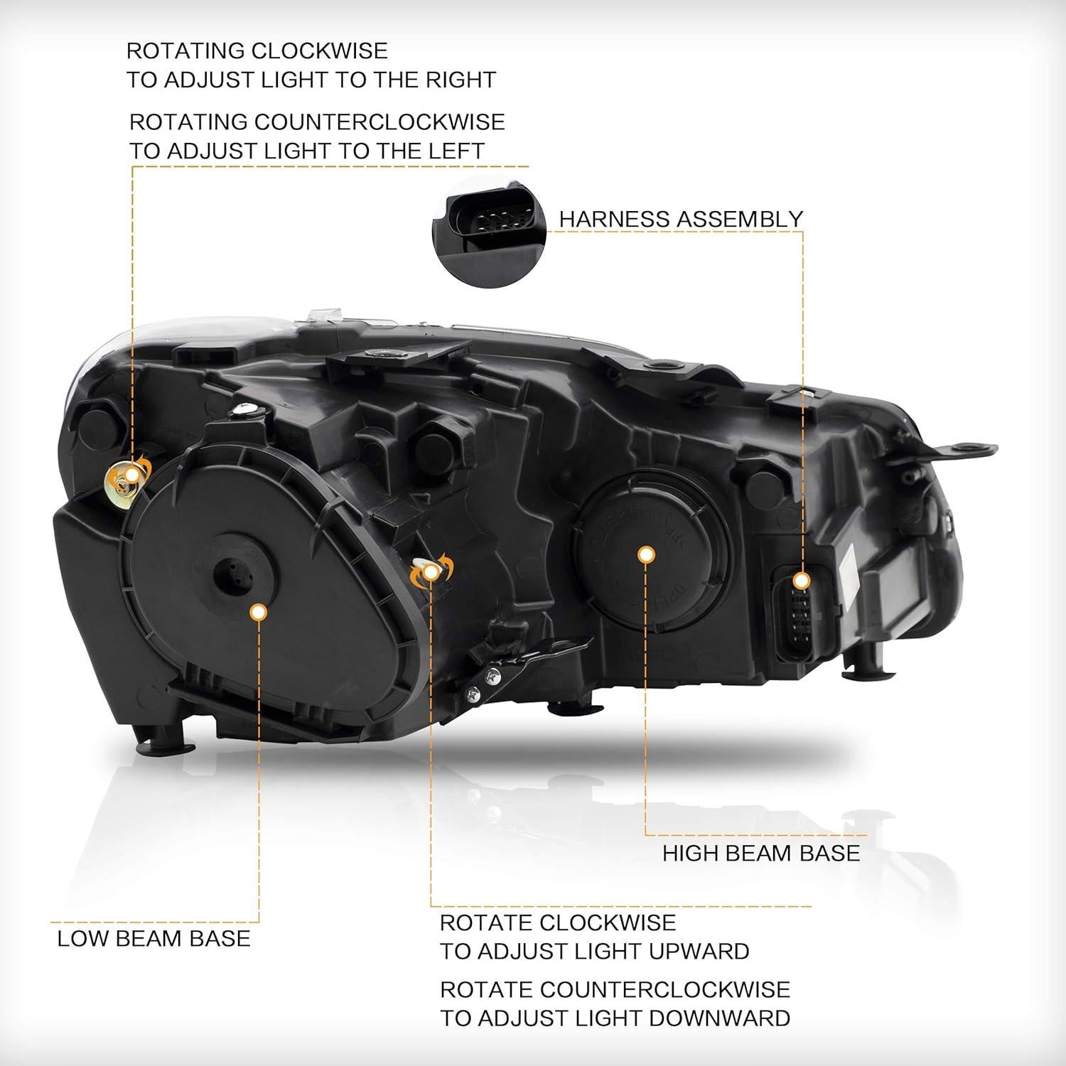 Conjunto de Faros VLAND para Volkswagen Golf 6 2010-2014