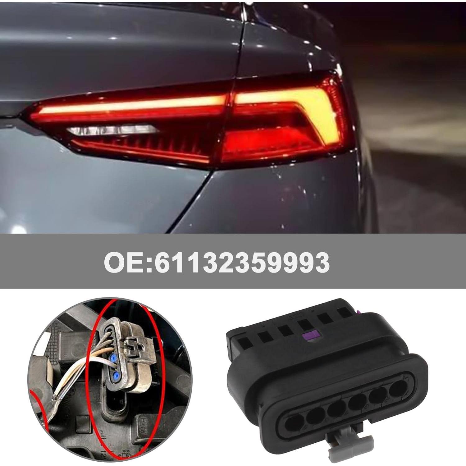 Conector de 6 pines eMagTech 61132359993 para BMW Series 1-4