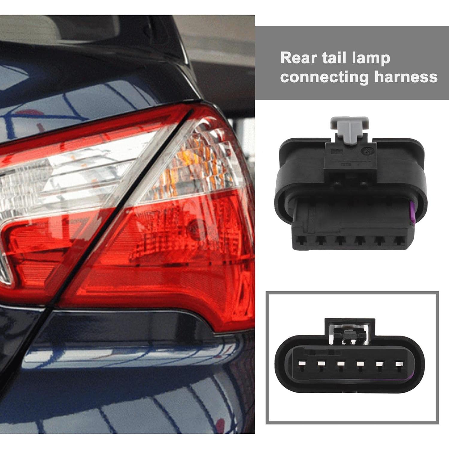 Conector de 6 pines eMagTech 61132359993 para BMW Series 1-4