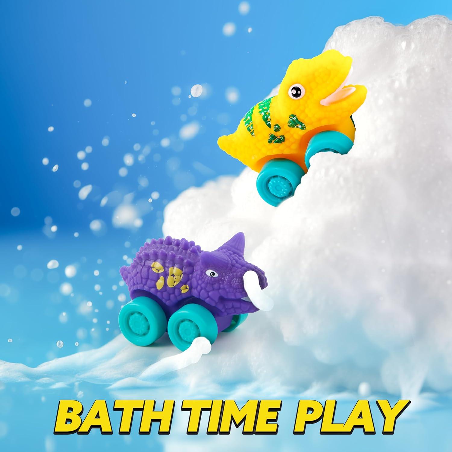 Camión de Dinosaurio JOYIN con 6 Mini Coches y Música