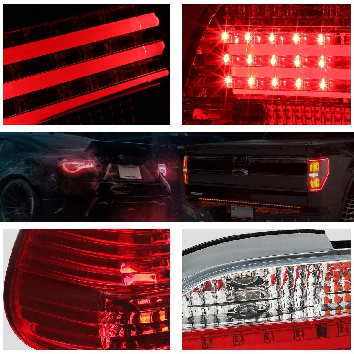 Luz Trasera LED 3D Rojo/Transparente PM Performotor para BMW E38 95-01
