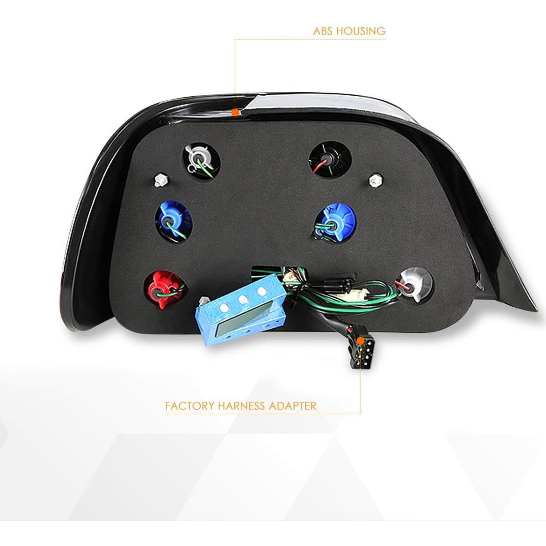 Luz Trasera LED 3D Rojo/Transparente PM Performotor para BMW E38 95-01