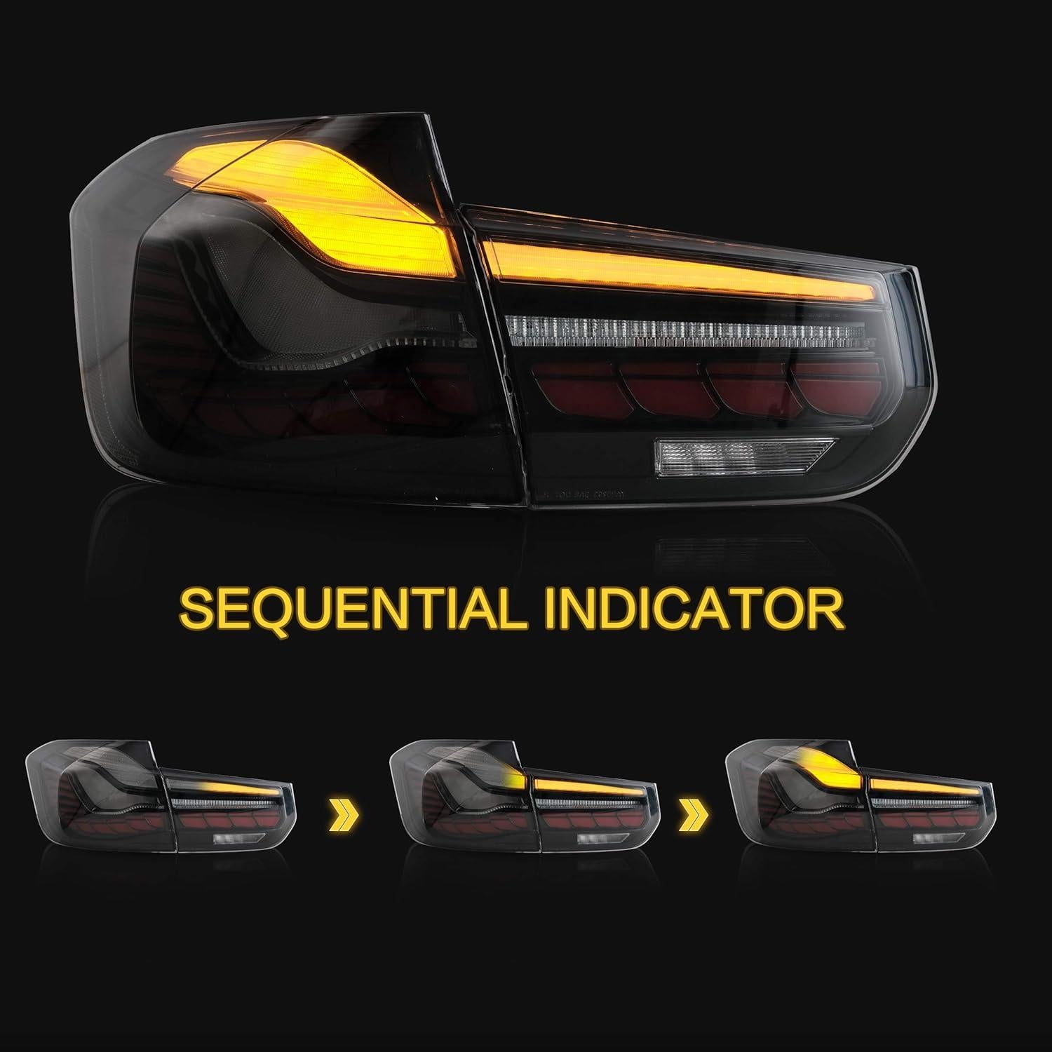 Luces Traseras OLED VLAND para BMW M3 F30 F35 F80 2012-2018