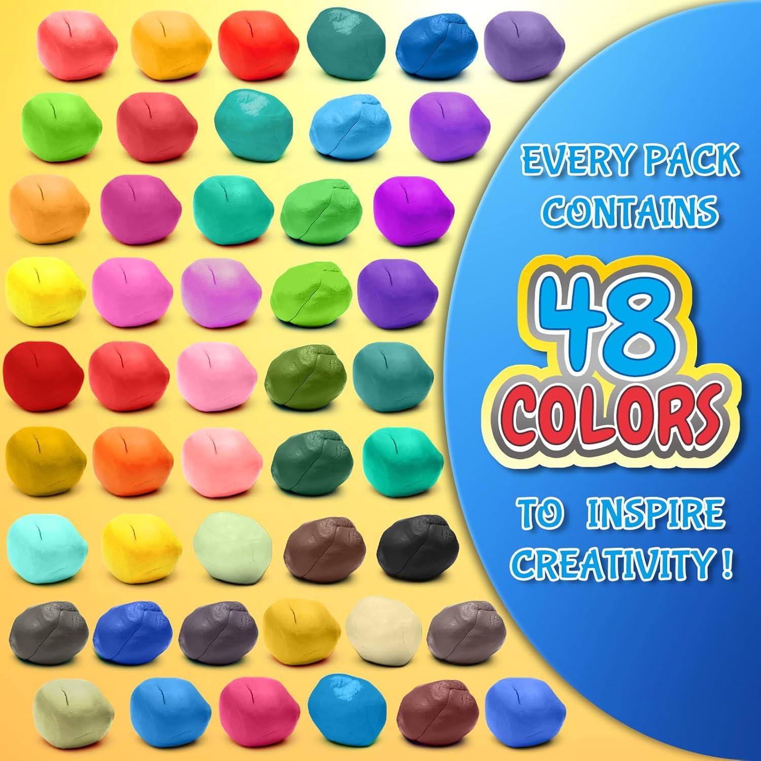 Arcilla Secada al Aire ESSENSON 48 Colores para Niños