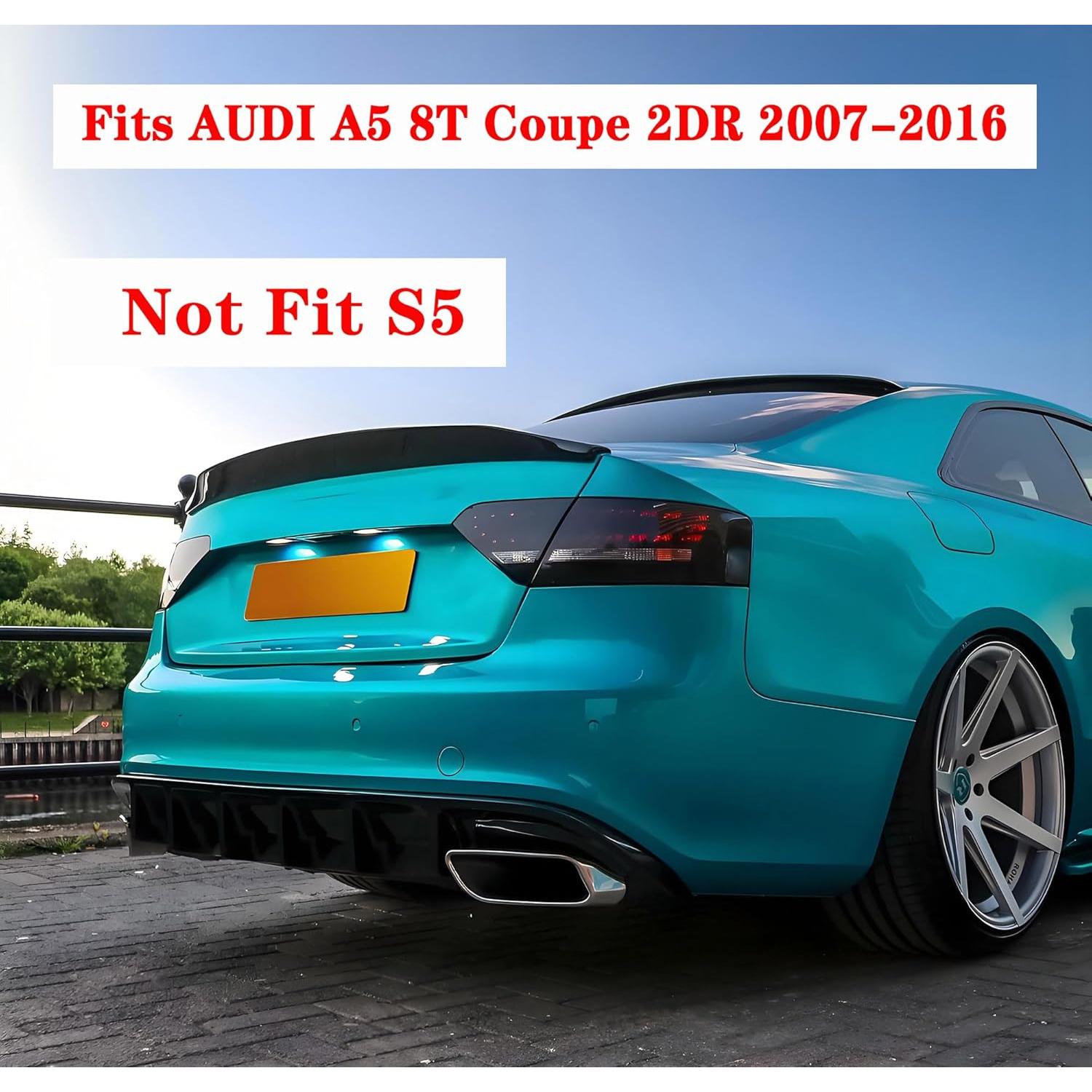 Alerón Trasero NEESPOC para Audi A5 8T Coupe 2008-2017 Negro