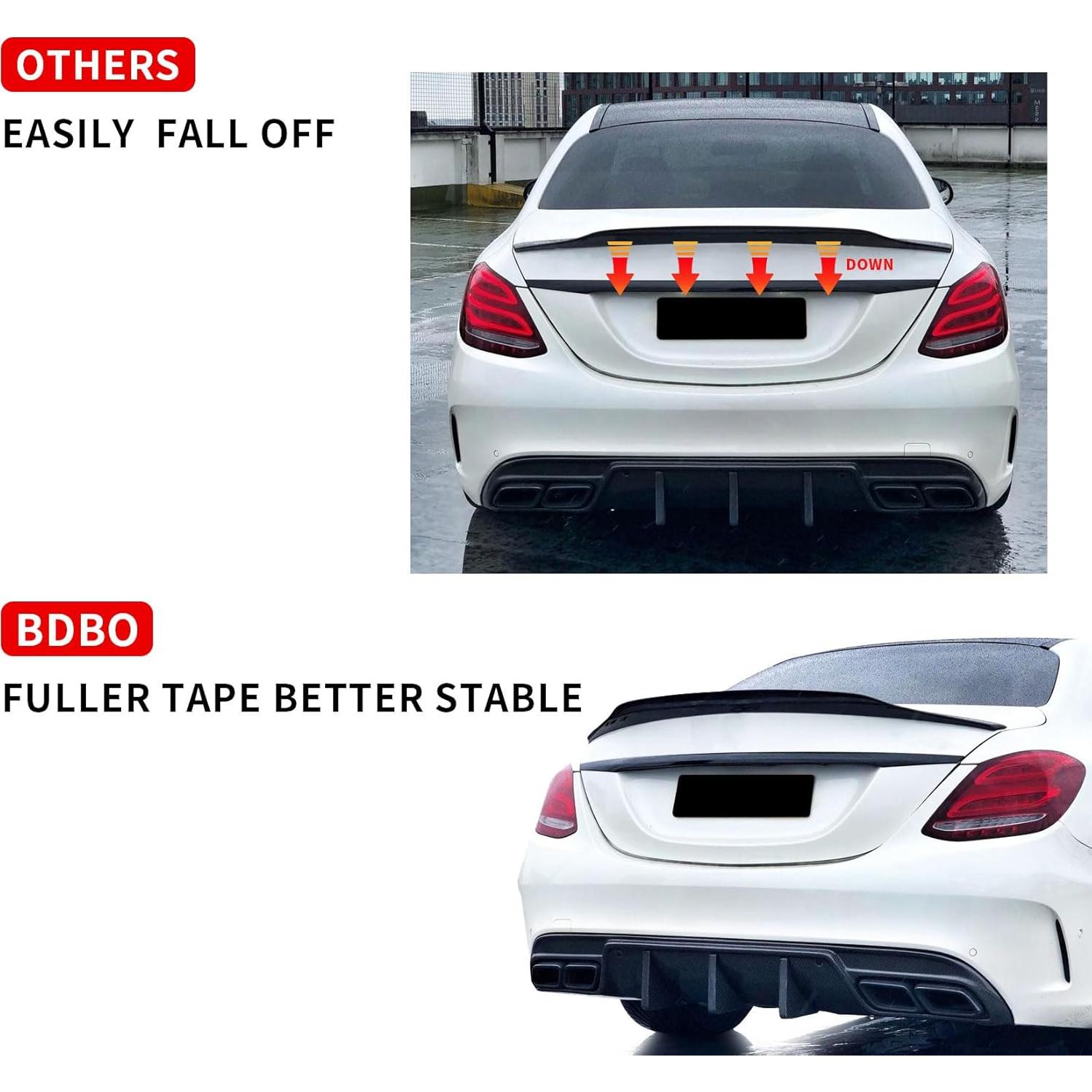 Spoiler Trasero BDBO para Mercedes Benz Clase C W205 2015-2021
