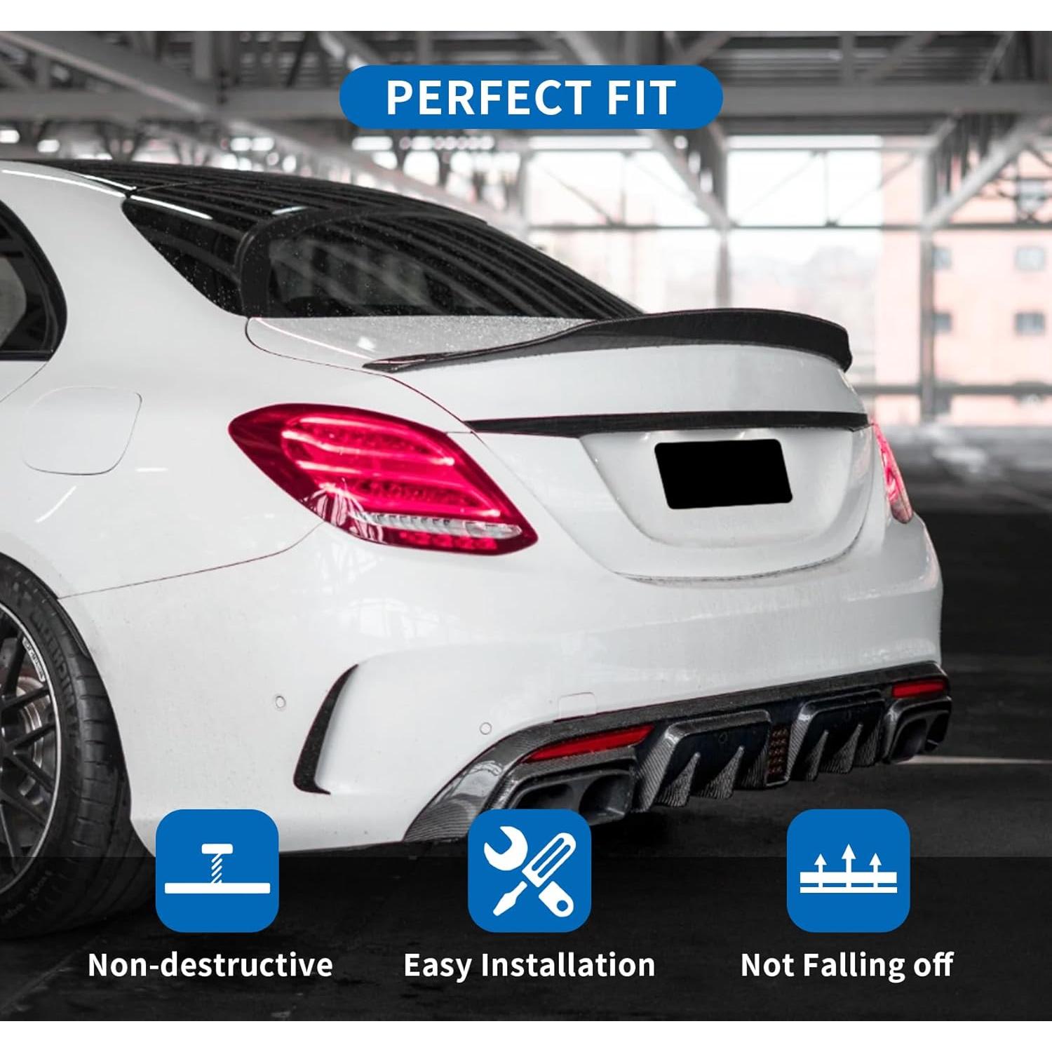 Spoiler Trasero BDBO para Mercedes Benz Clase C W205 2015-2021