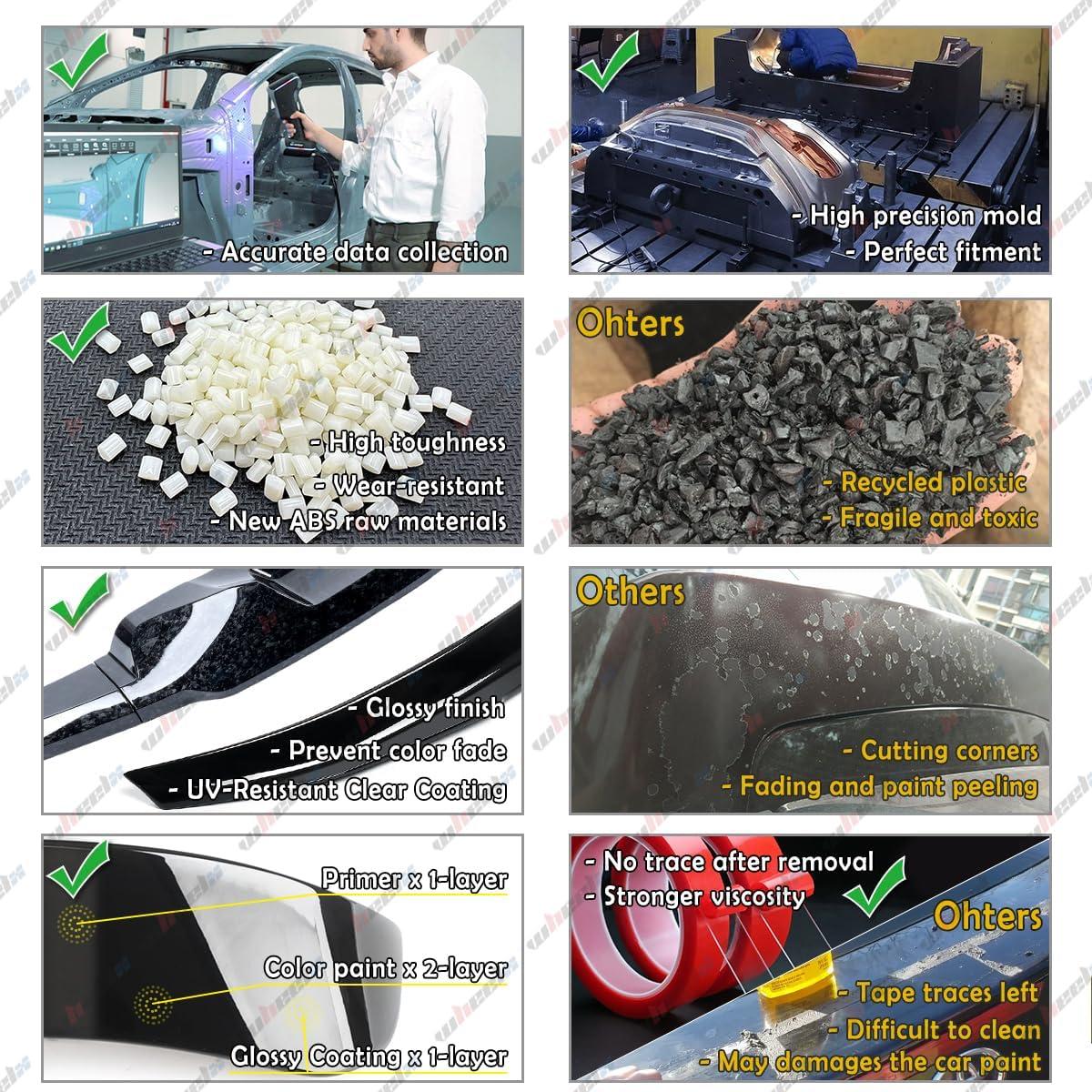 Spoiler Trasero WheelX para Mercedes Benz W204 2008-2014