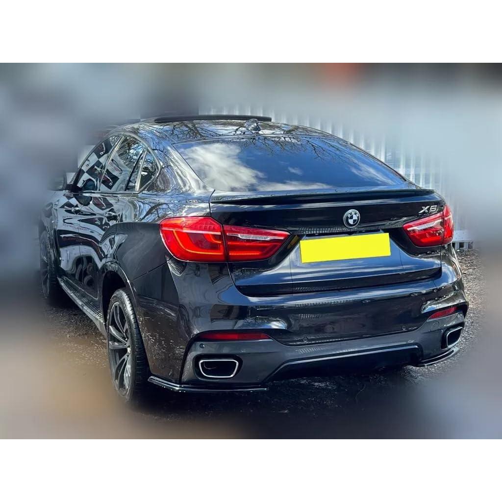 Alerón trasero negro brillante BMW X6 F16 F86 2015-2019