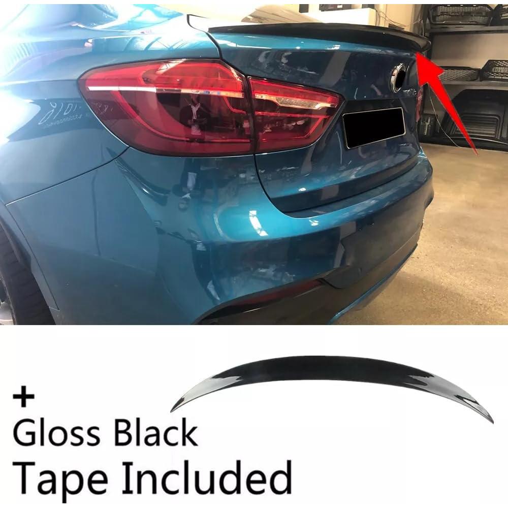 Alerón trasero negro brillante BMW X6 F16 F86 2015-2019