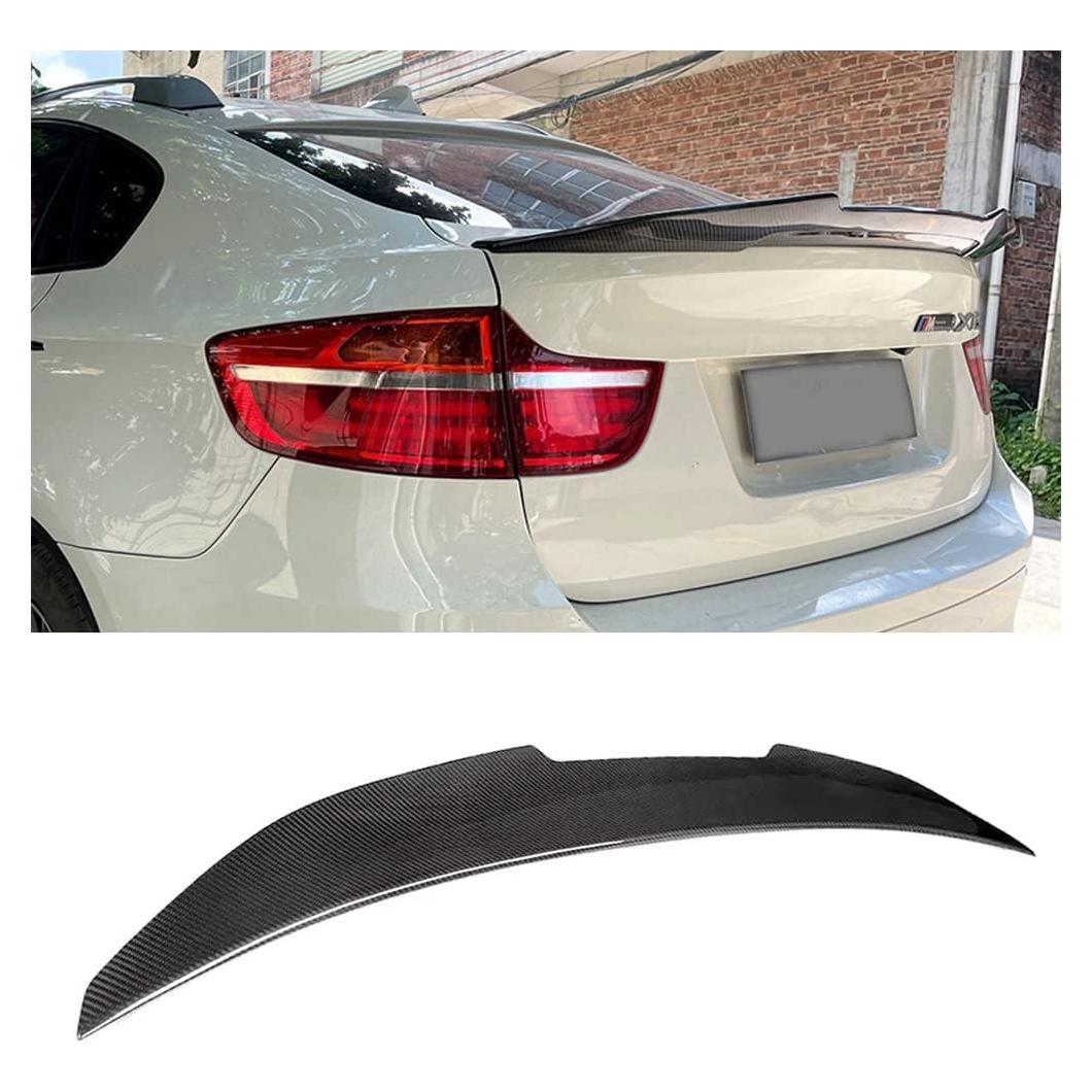 Alerón de Tapa de Maletero BMW X6 E71 2008-2014 Fibra de Carbono