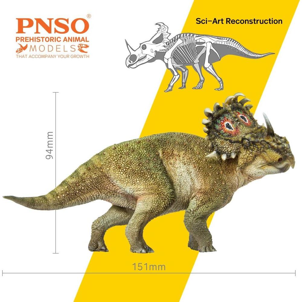 Modelo Dinosaurio Sinoceratops PNSO 30x20 cm Educativo