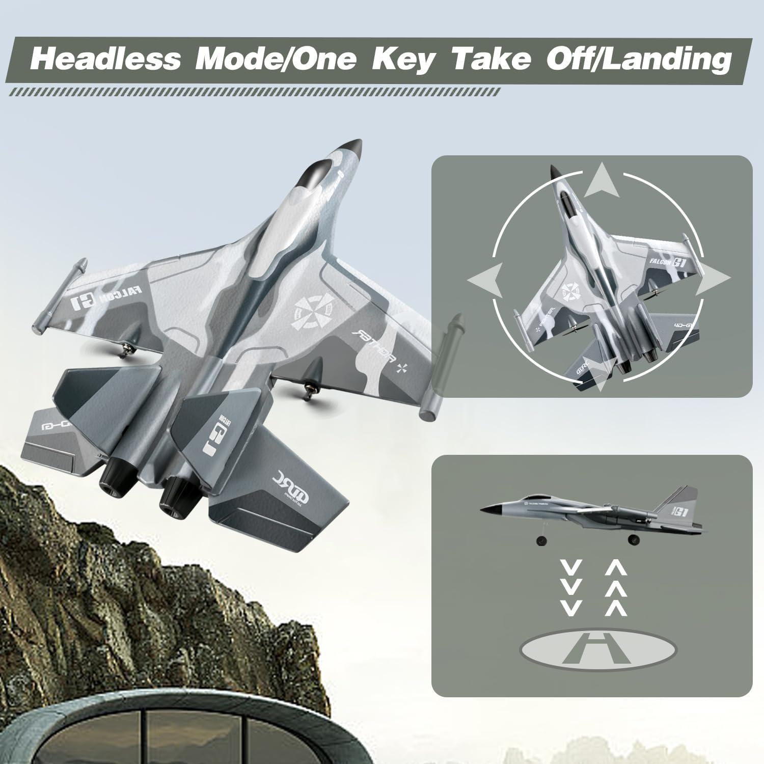 Avión RC 4DRC G1 2.4GHz 4 Canales 40 min Vuelo