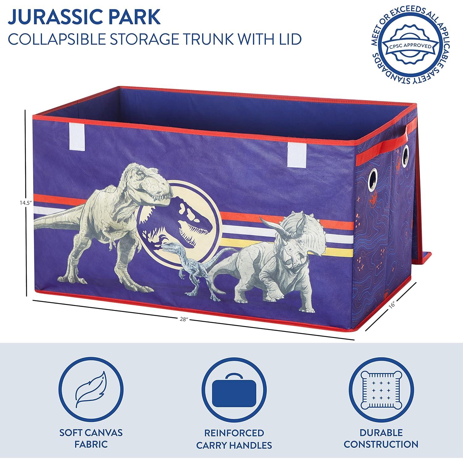 Baúl de Almacenamiento Plegable Idea Nuova Jurassic World 73x37x37 cm