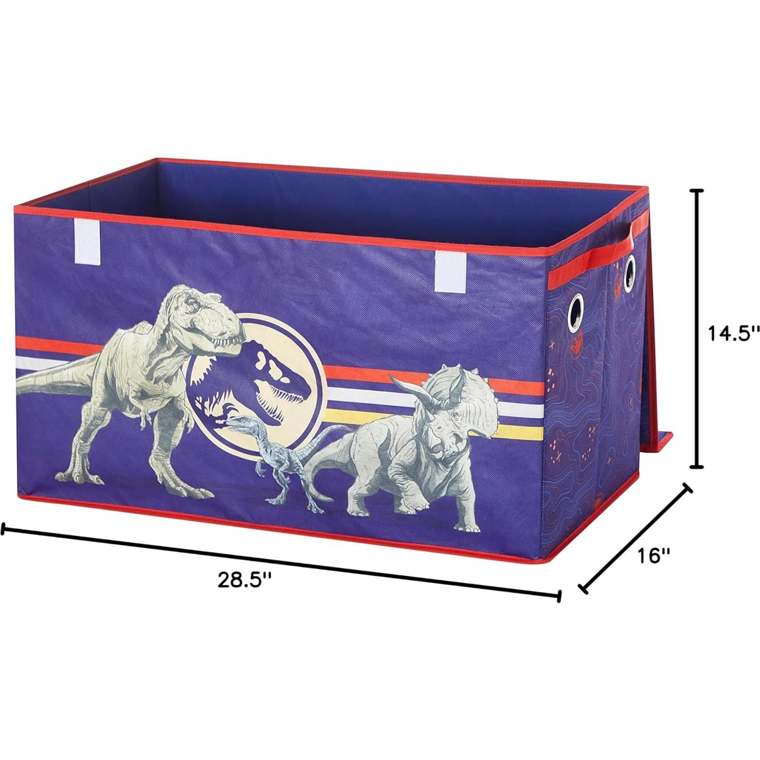Baúl de Almacenamiento Plegable Idea Nuova Jurassic World 73x37x37 cm