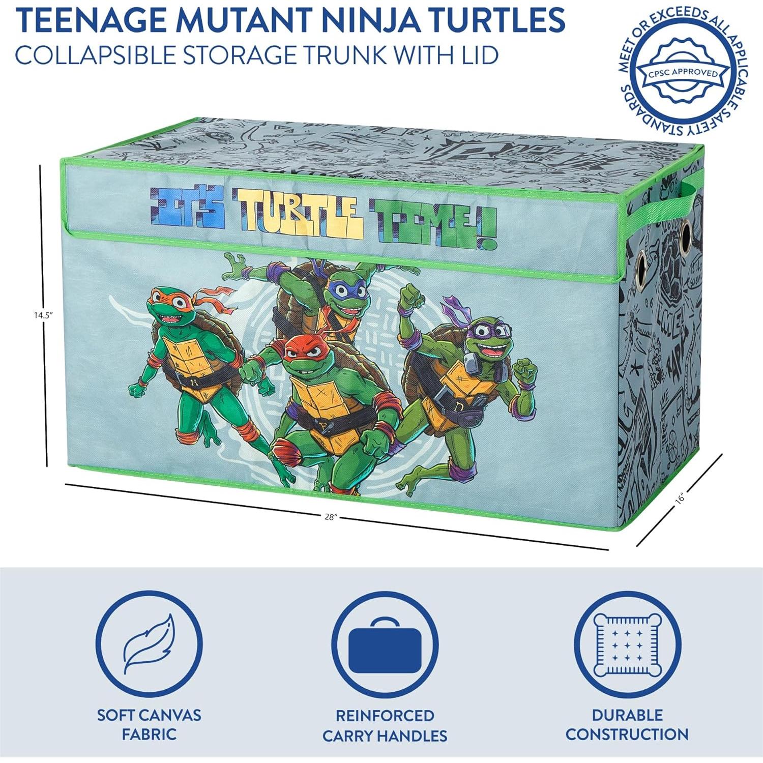 Trunk de Almacenamiento Tortugas Ninja Idea Nuova 72x37x40 cm