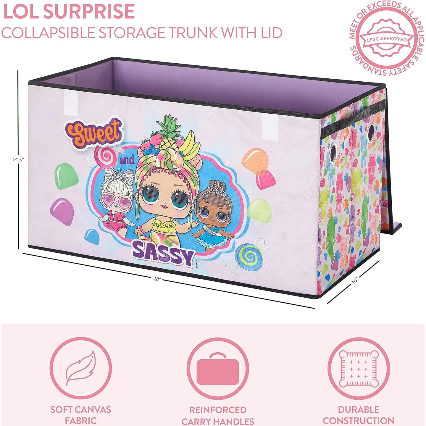 Cofre de Almacenamiento Idea Nuova LOL Surprise 72x40x36 cm