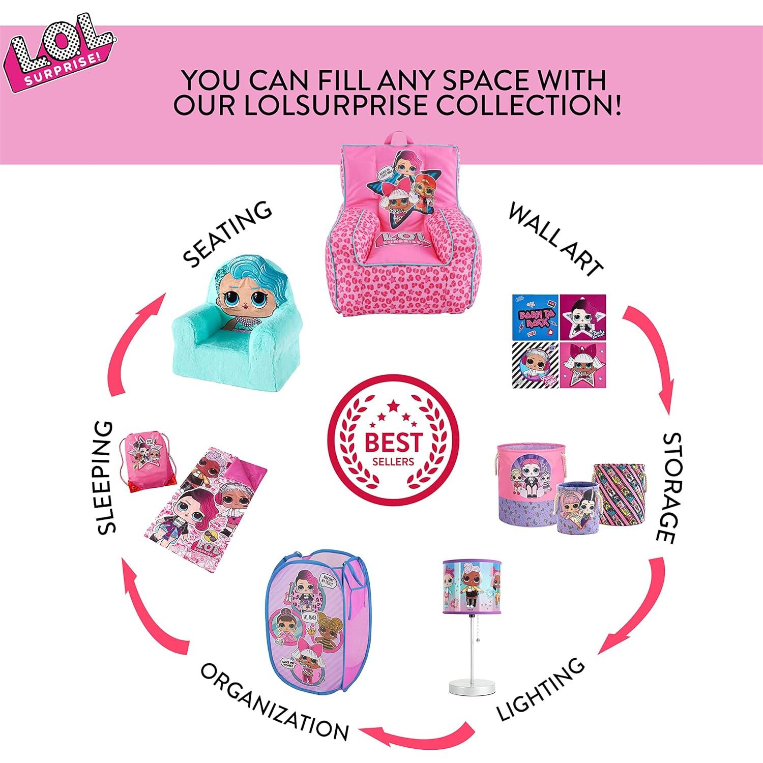 Cofre de Almacenamiento Idea Nuova LOL Surprise 72x40x36 cm