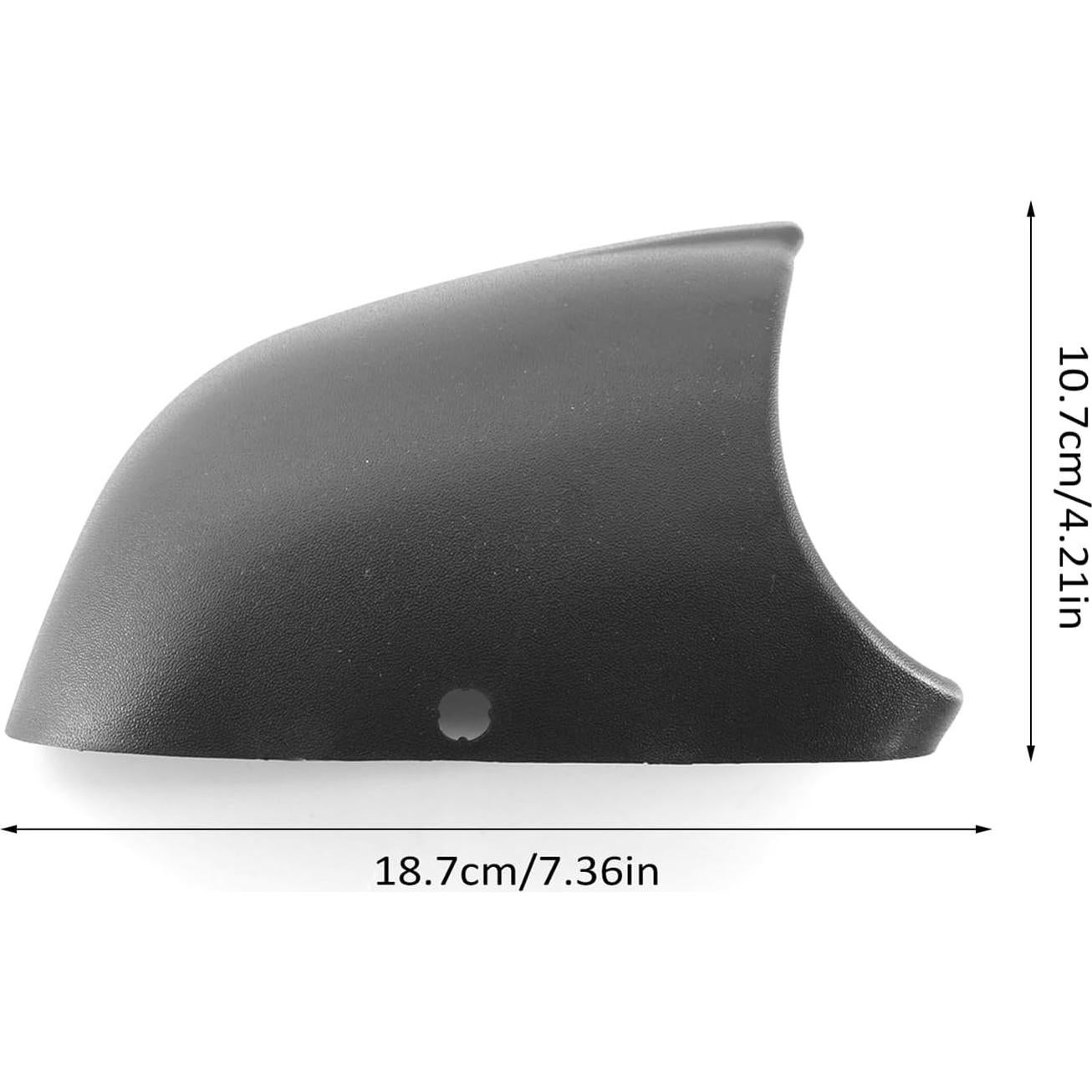 Cubierta Espejo Retrovisor Shkalacar para Fiat Talento, Negro