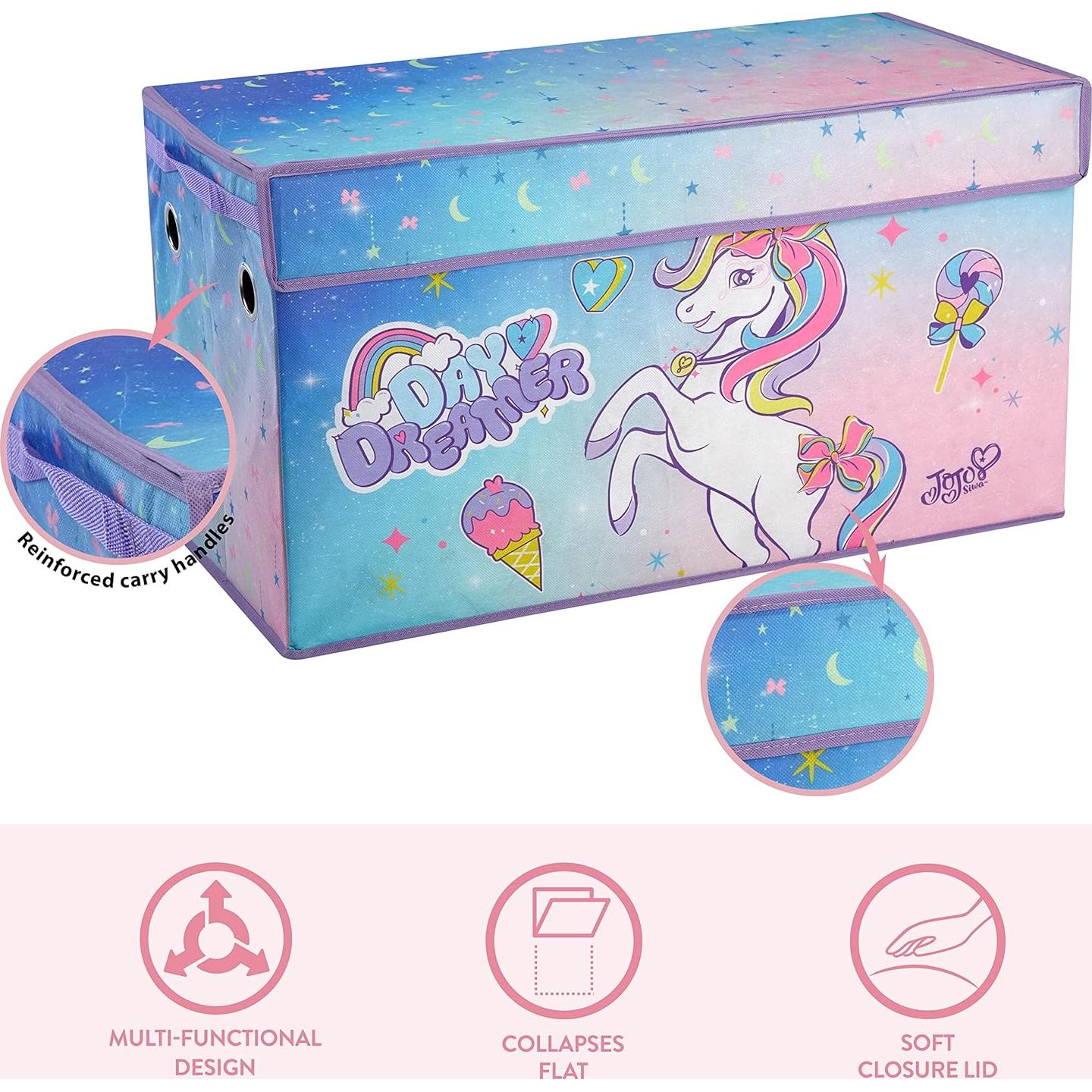 Cofre de Almacenamiento Plegable Idea Nuova JoJo Siwa 73x37x40 cm