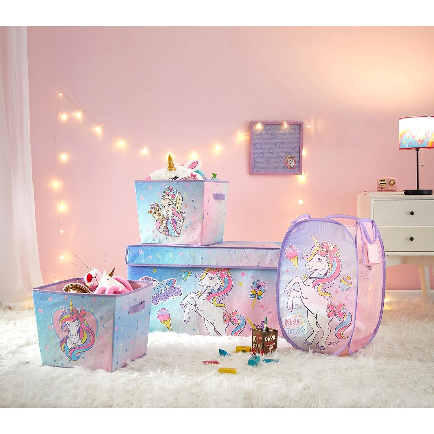 Cofre de Almacenamiento Plegable Idea Nuova JoJo Siwa 73x37x40 cm