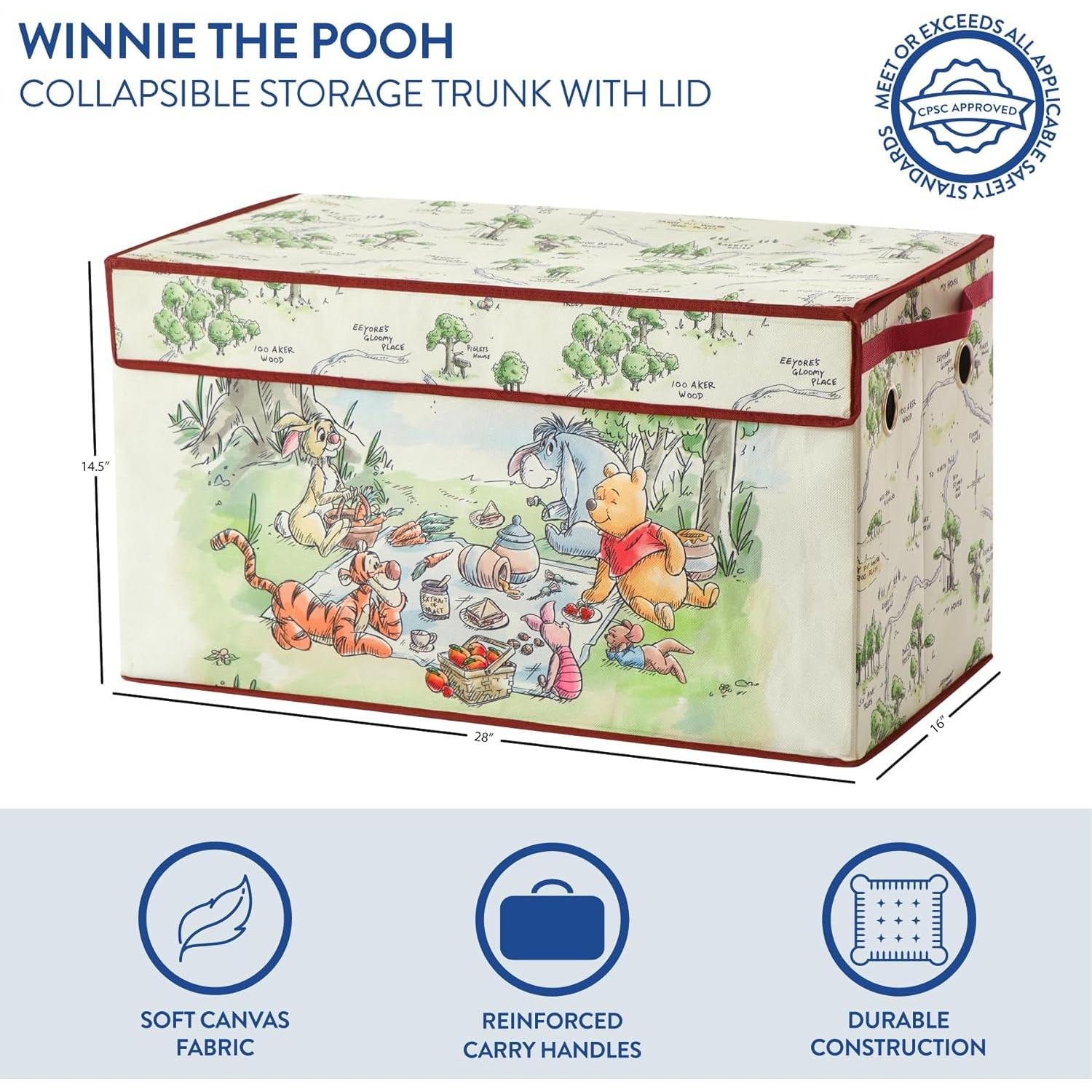 Cofre de Almacenamiento Plegable Idea Nuova Winnie Pooh 73x37x40 cm