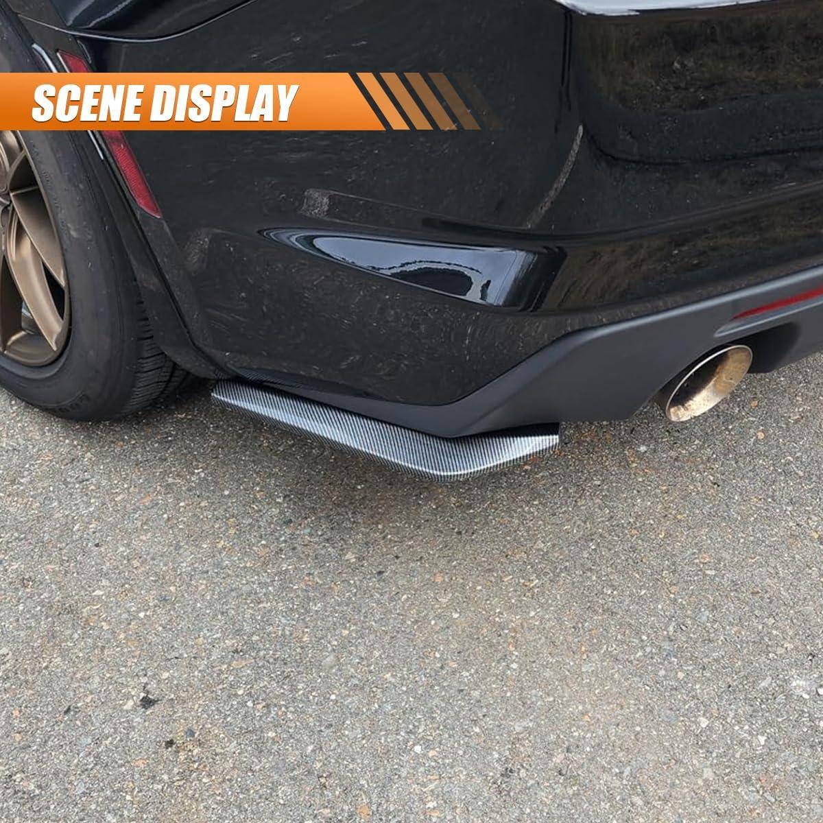 Difusor de Parachoques Trasero DUSCOKE 43.5x12cm Fibra Carbono