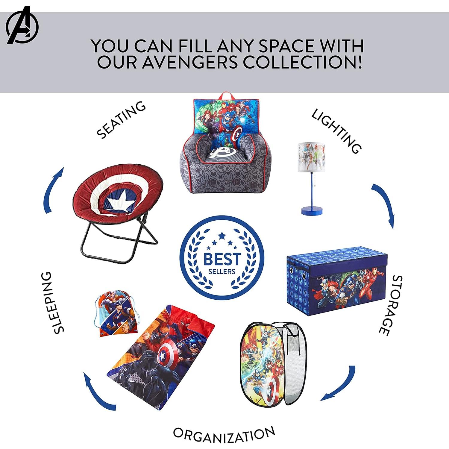 Cofre de Almacenamiento Plegable Idea Nuova Avengers 76x40x36cm