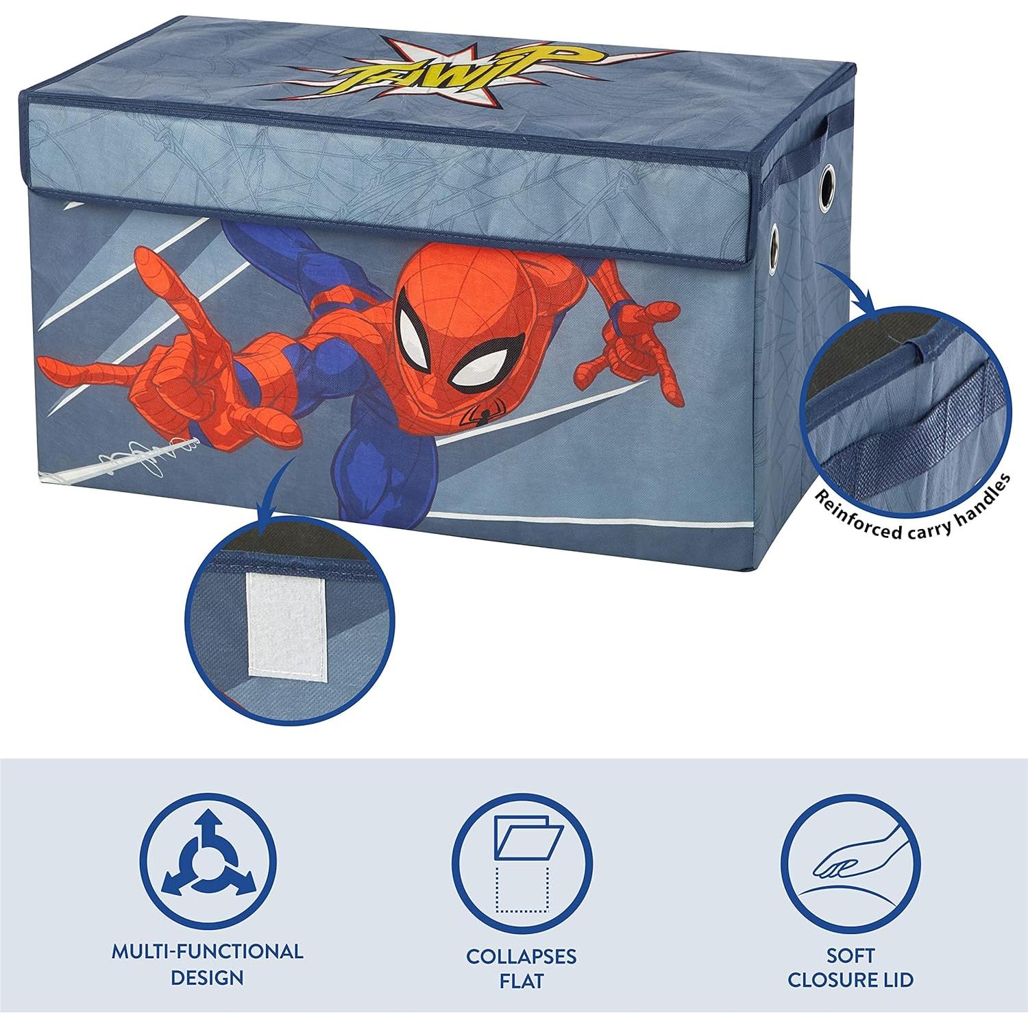 Cofre de Almacenamiento Infantil Idea Nuova Spiderman 72x40x36cm