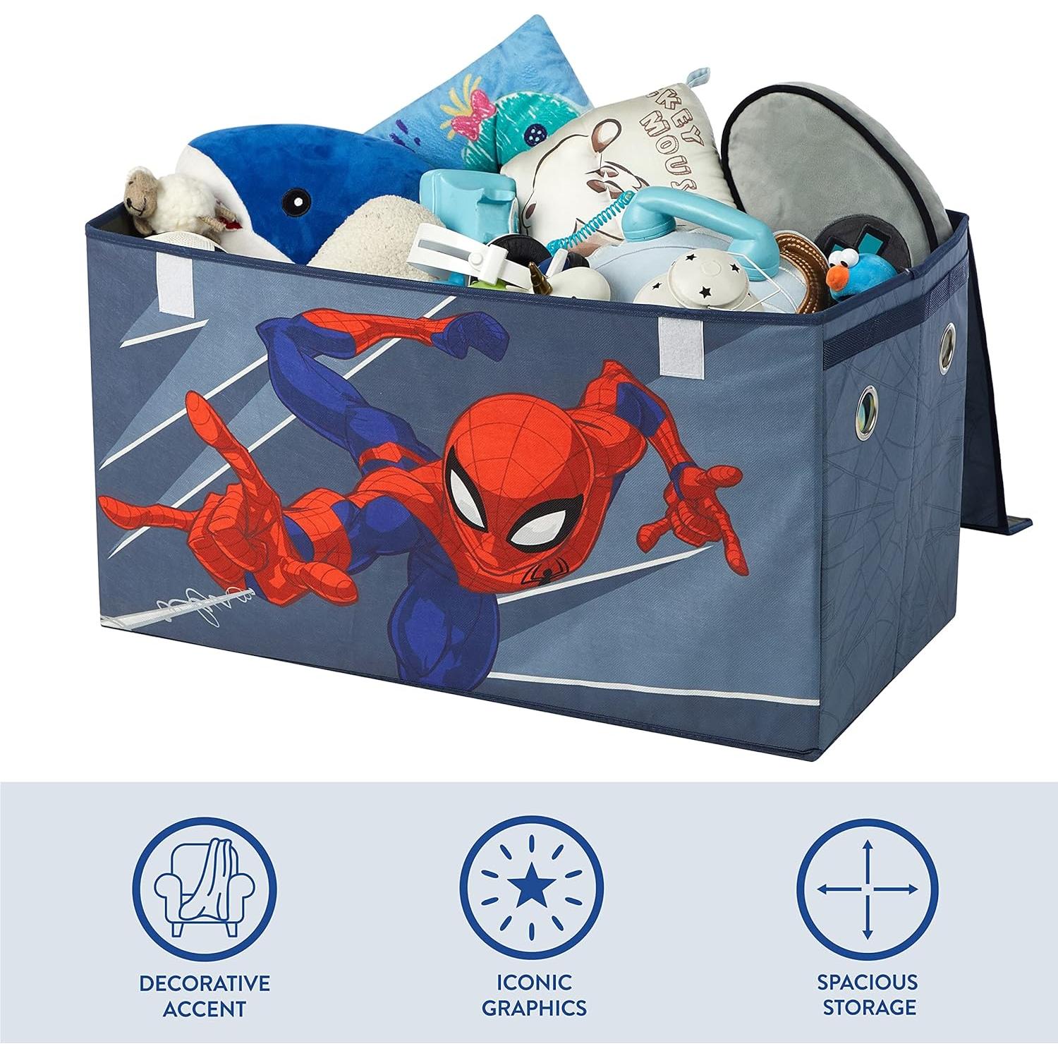 Cofre de Almacenamiento Infantil Idea Nuova Spiderman 72x40x36cm